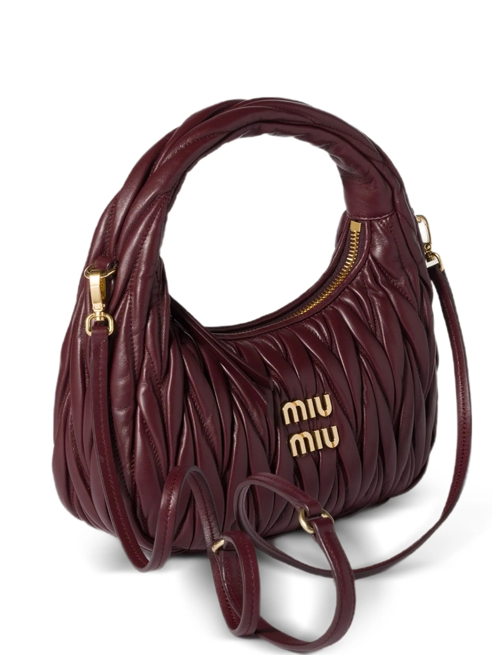 Wander Matelassé nappa leather shoulder bag