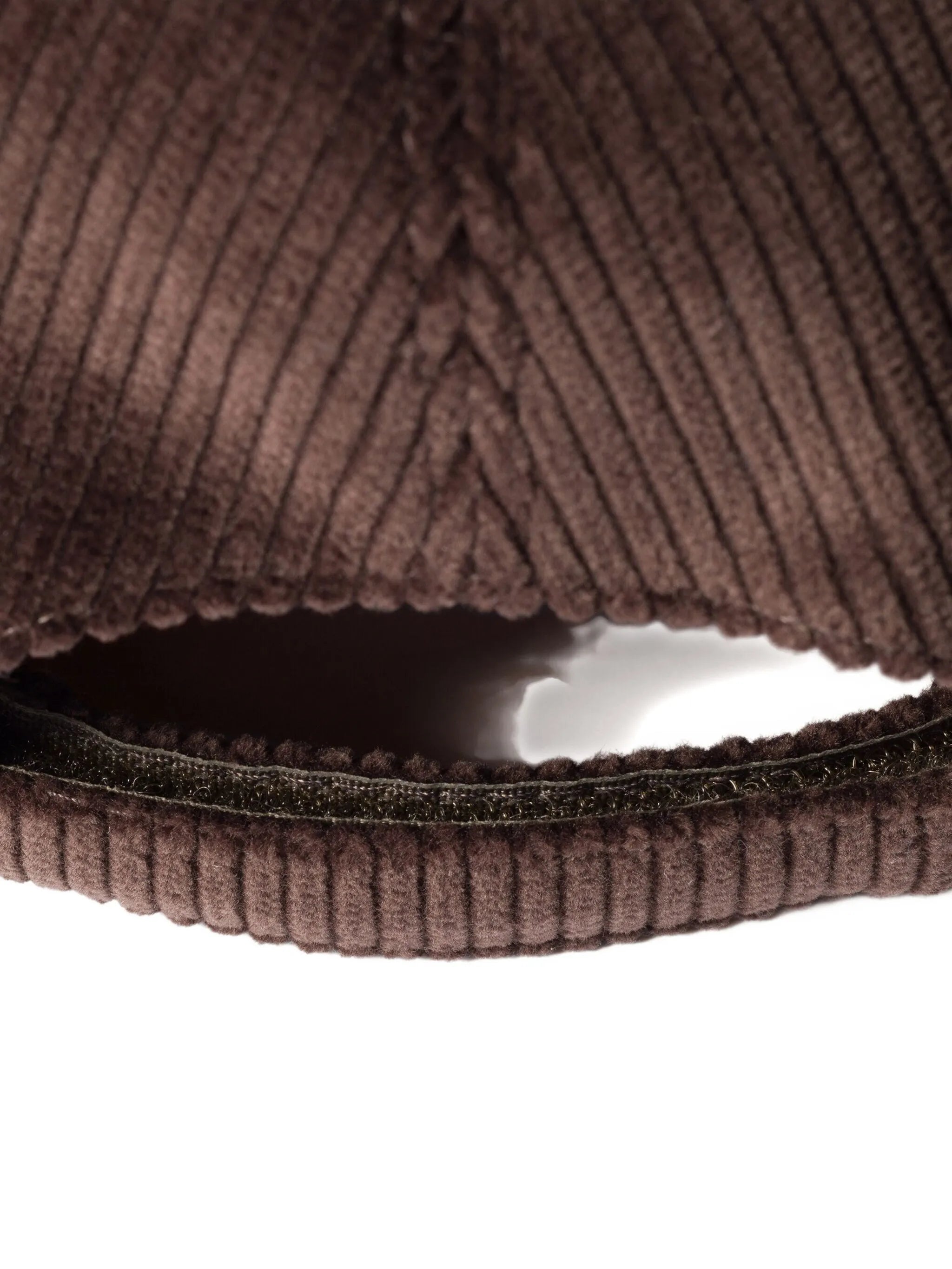 logo-patch corduroy baseball cap