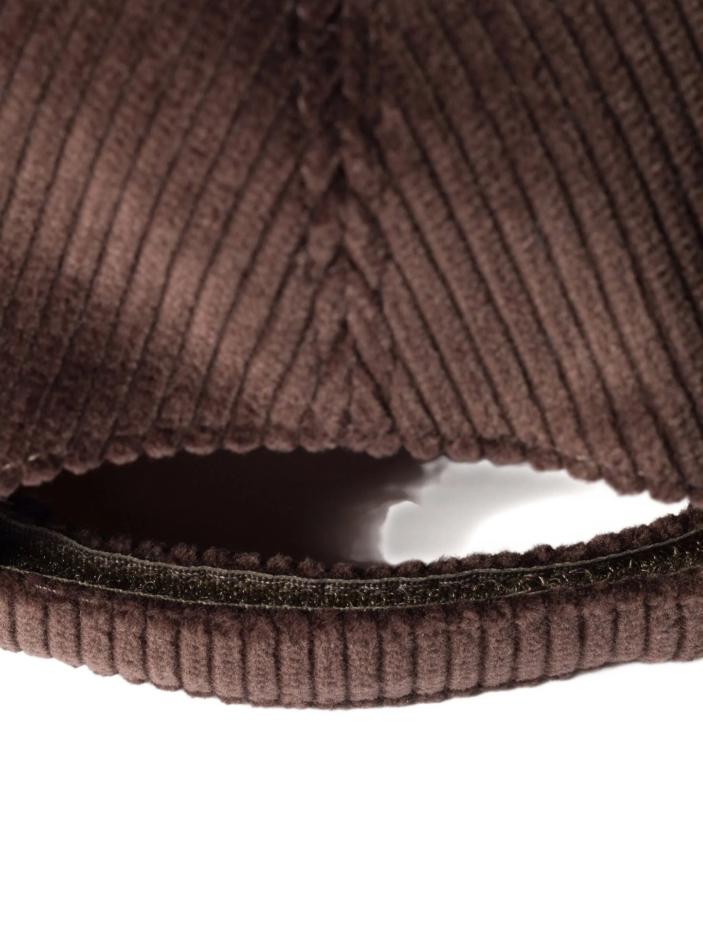 logo-patch corduroy baseball cap