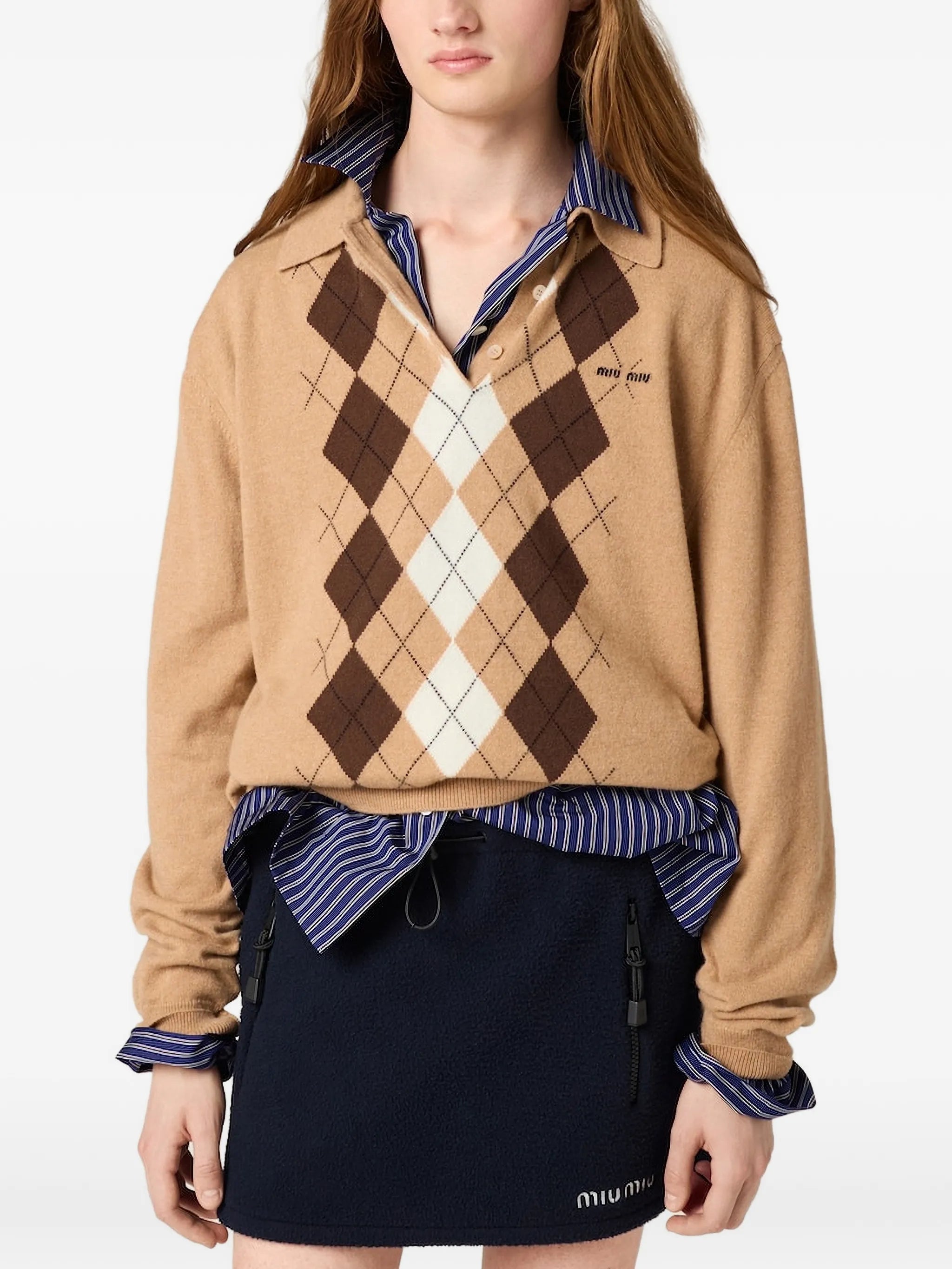 cashmere polo shirt