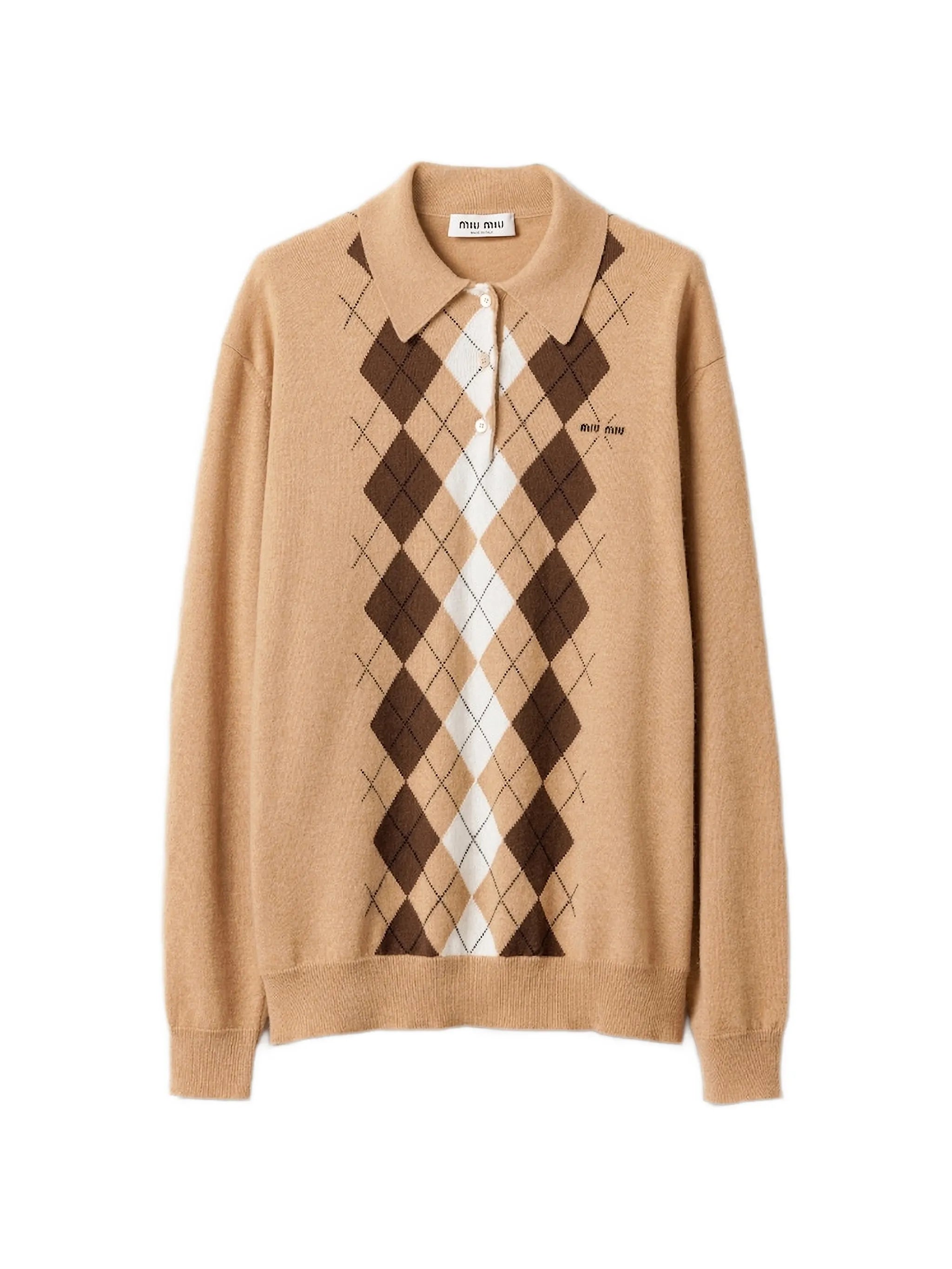 cashmere polo shirt