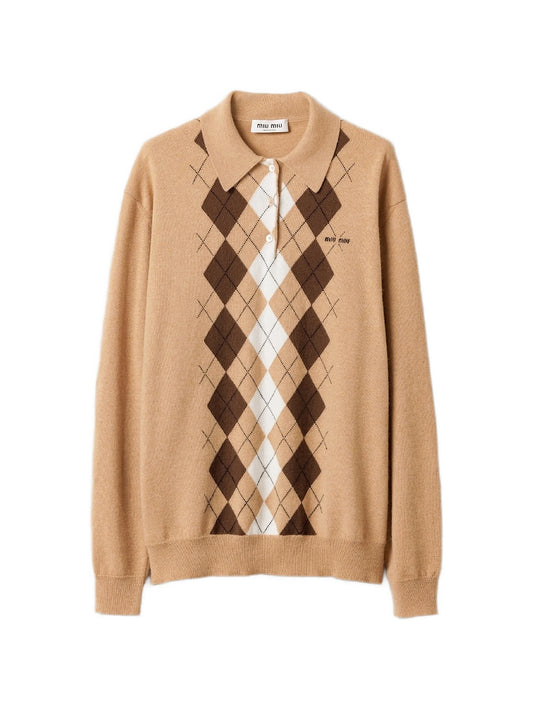 cashmere polo shirt
