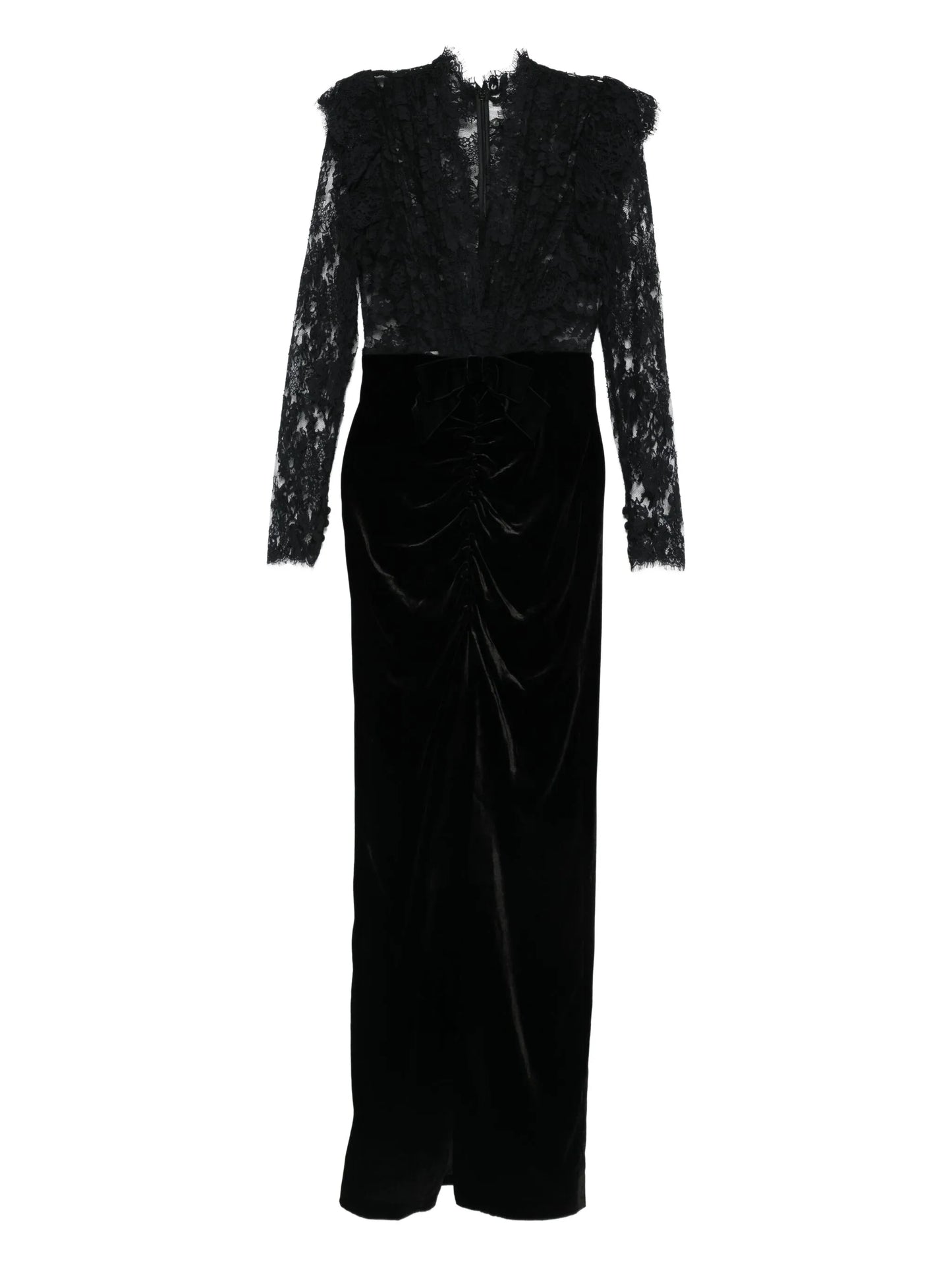 lace-embellished dress