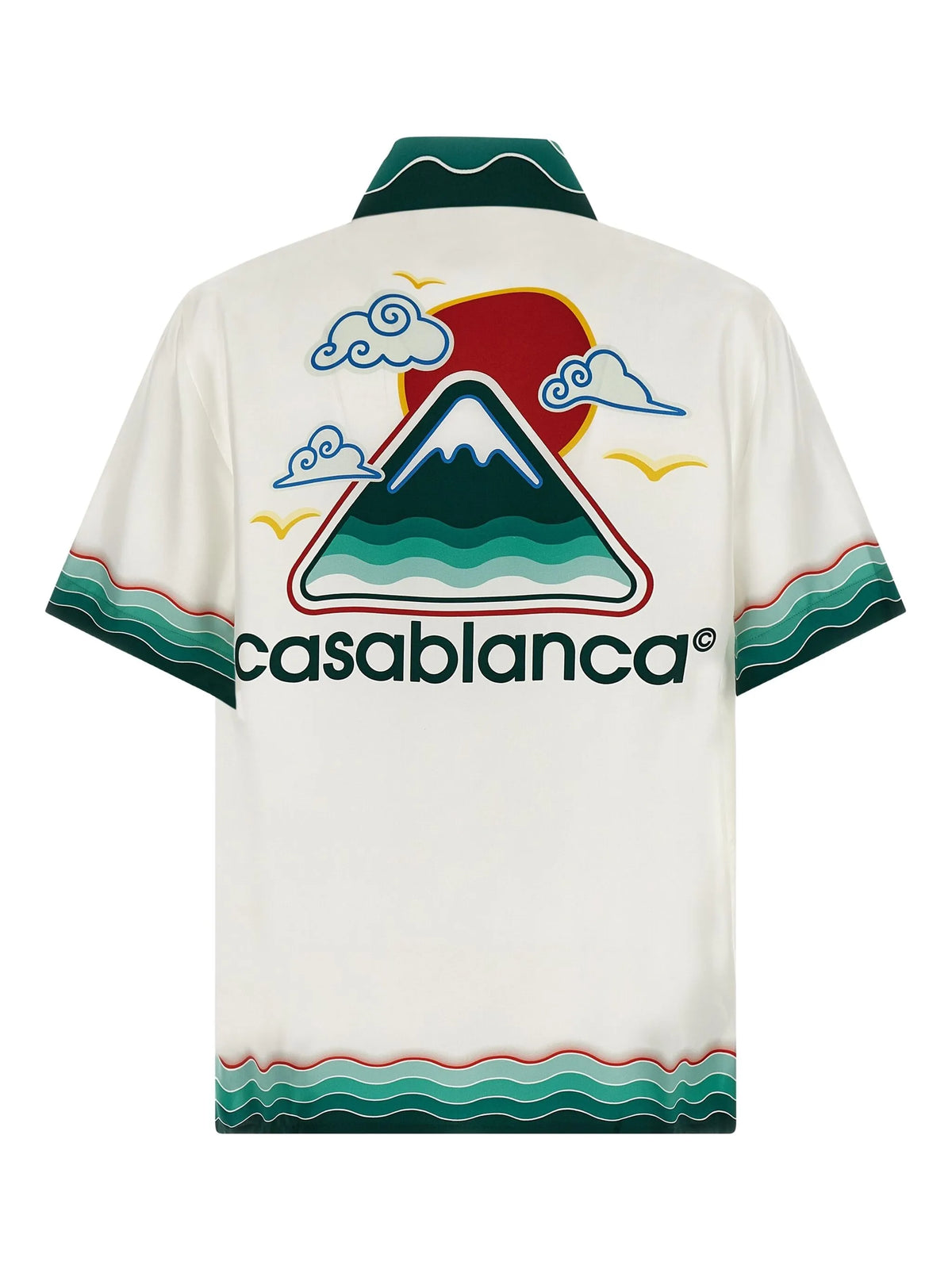 Montagne Ondulée silk shirt