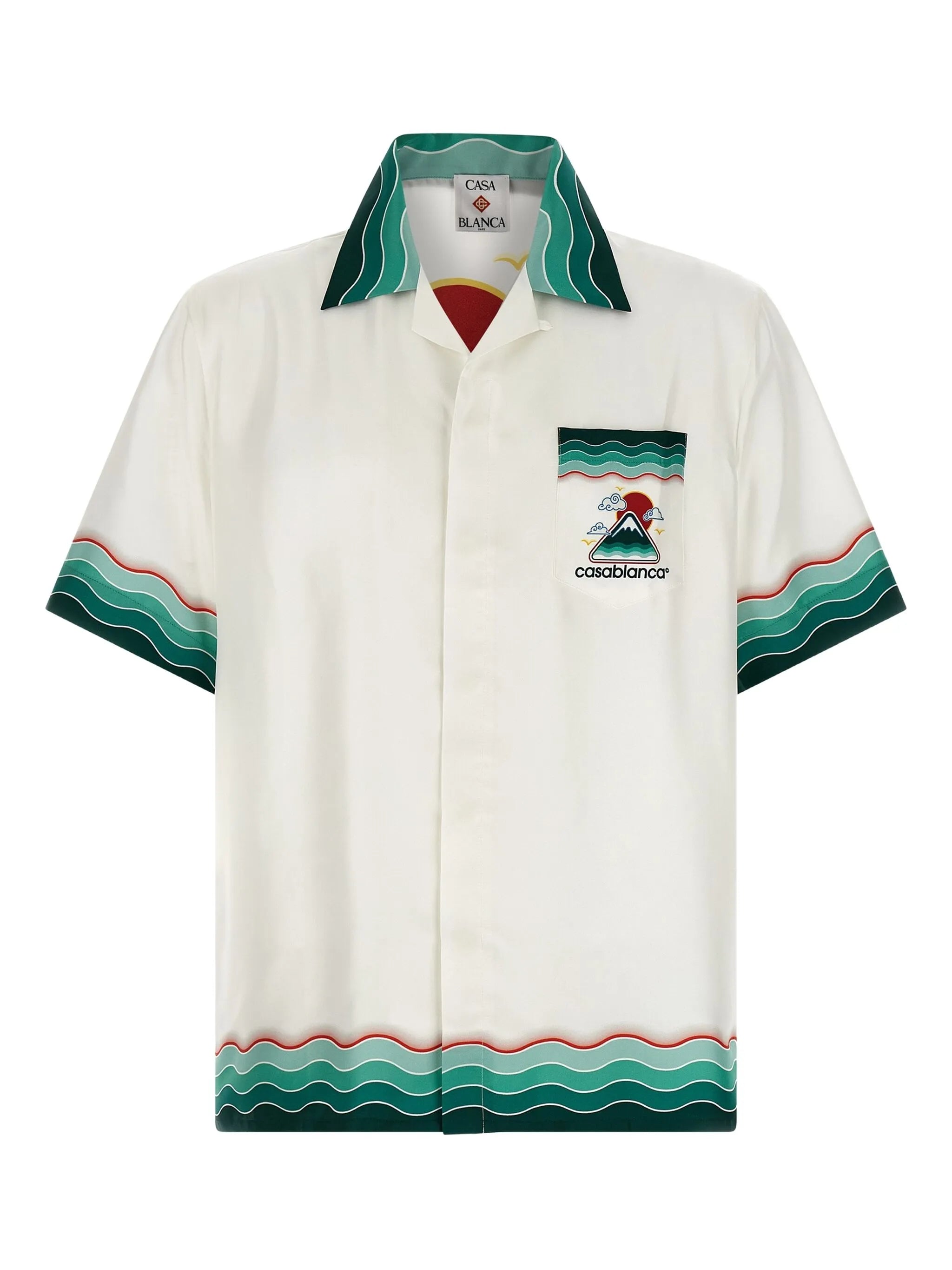 Montagne Ondulée silk shirt