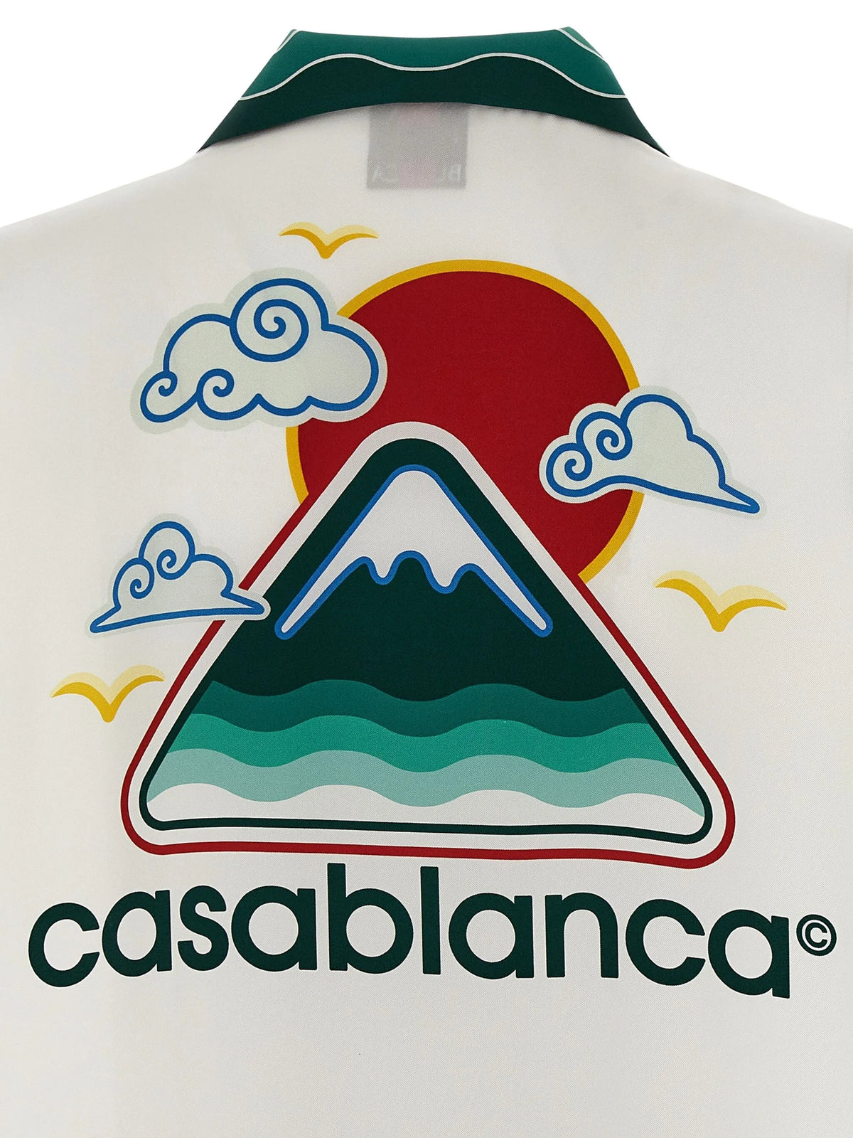 Montagne Ondulée silk shirt