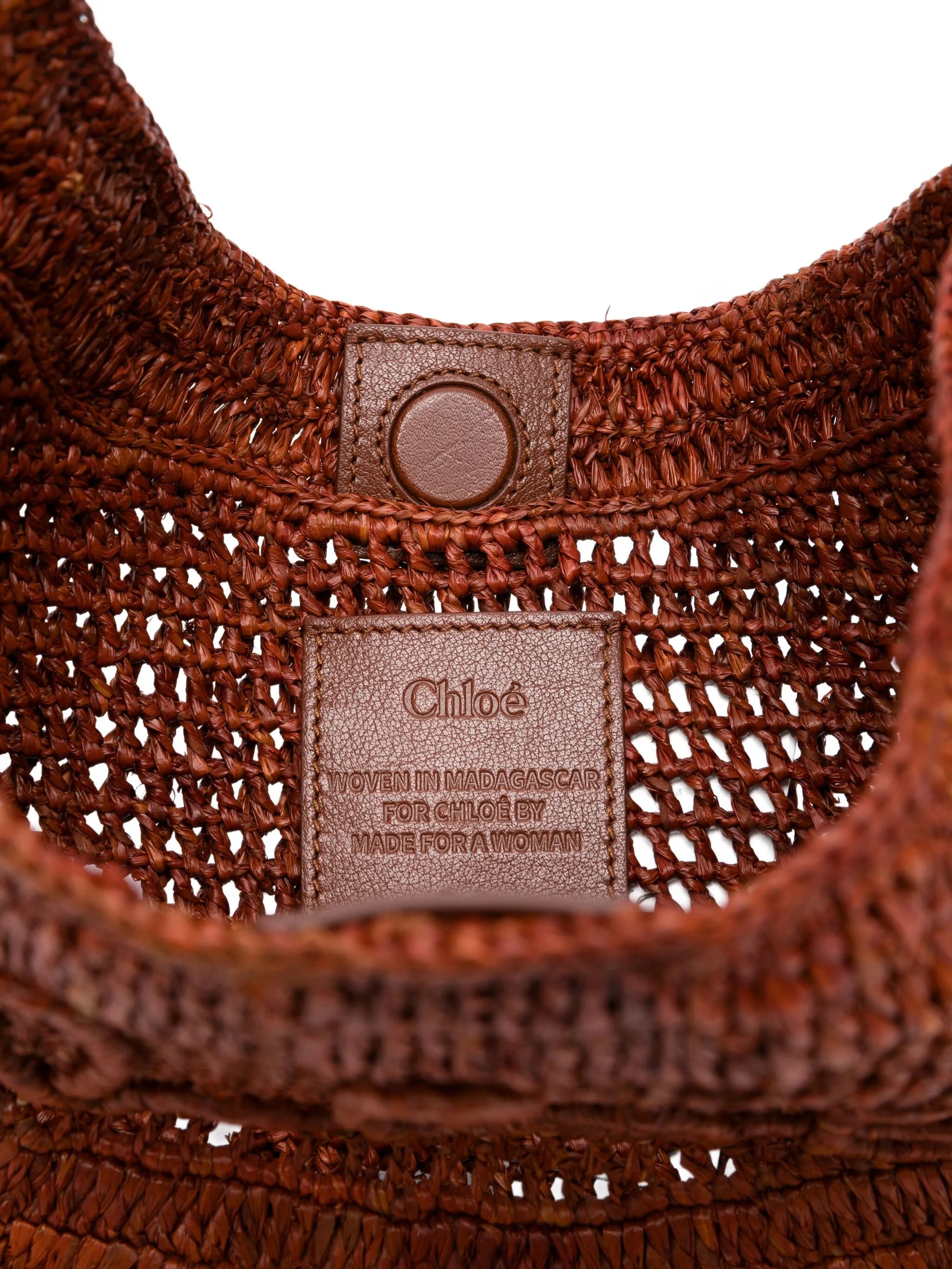 Summer Banana shoulder bag in raffia