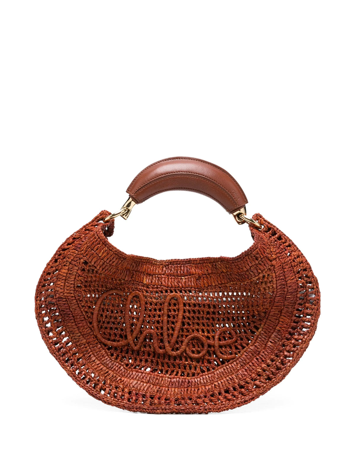 Summer Banana shoulder bag in raffia
