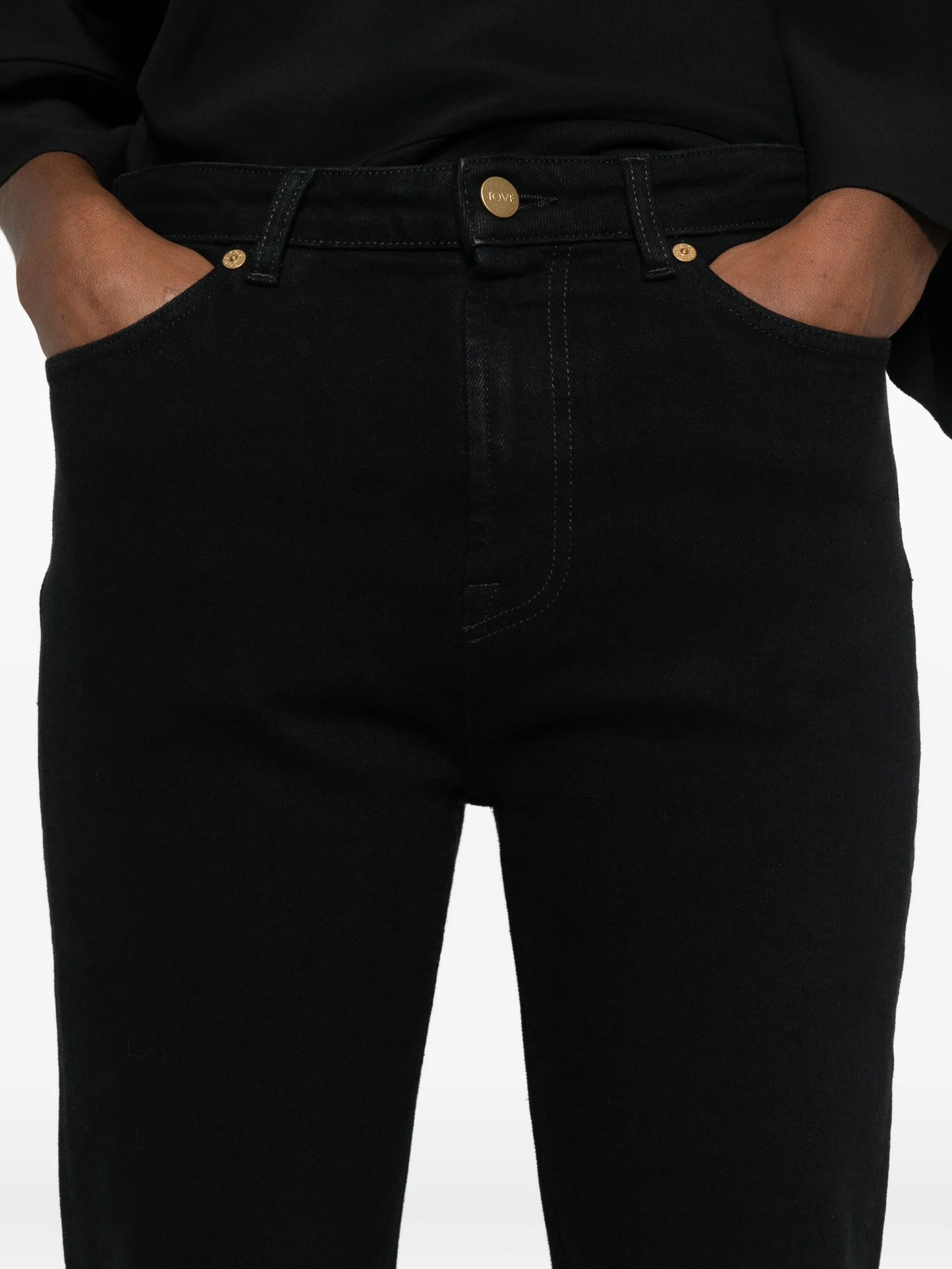 button jeans