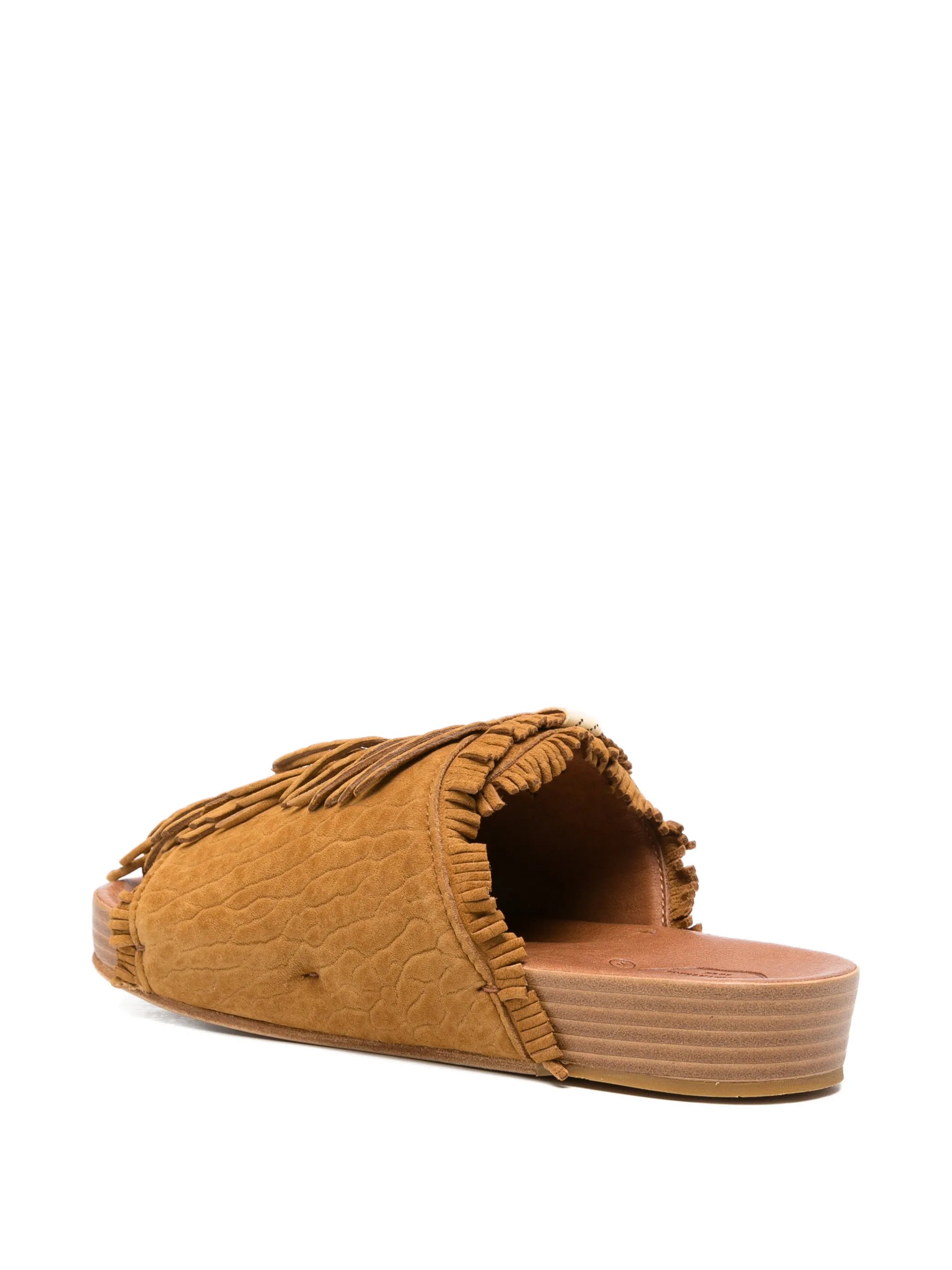 Christo Shaman fringe-trim sandals