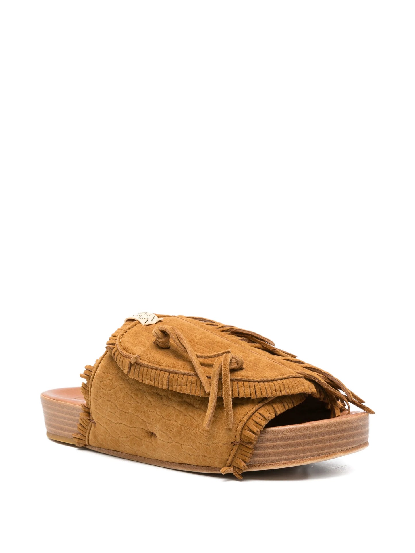 Christo Shaman fringe-trim sandals