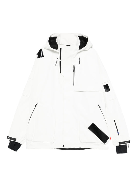 zip-fastening ski jacket