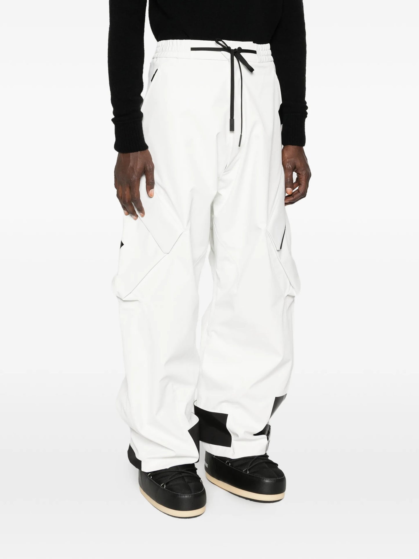drawstring ski trousers