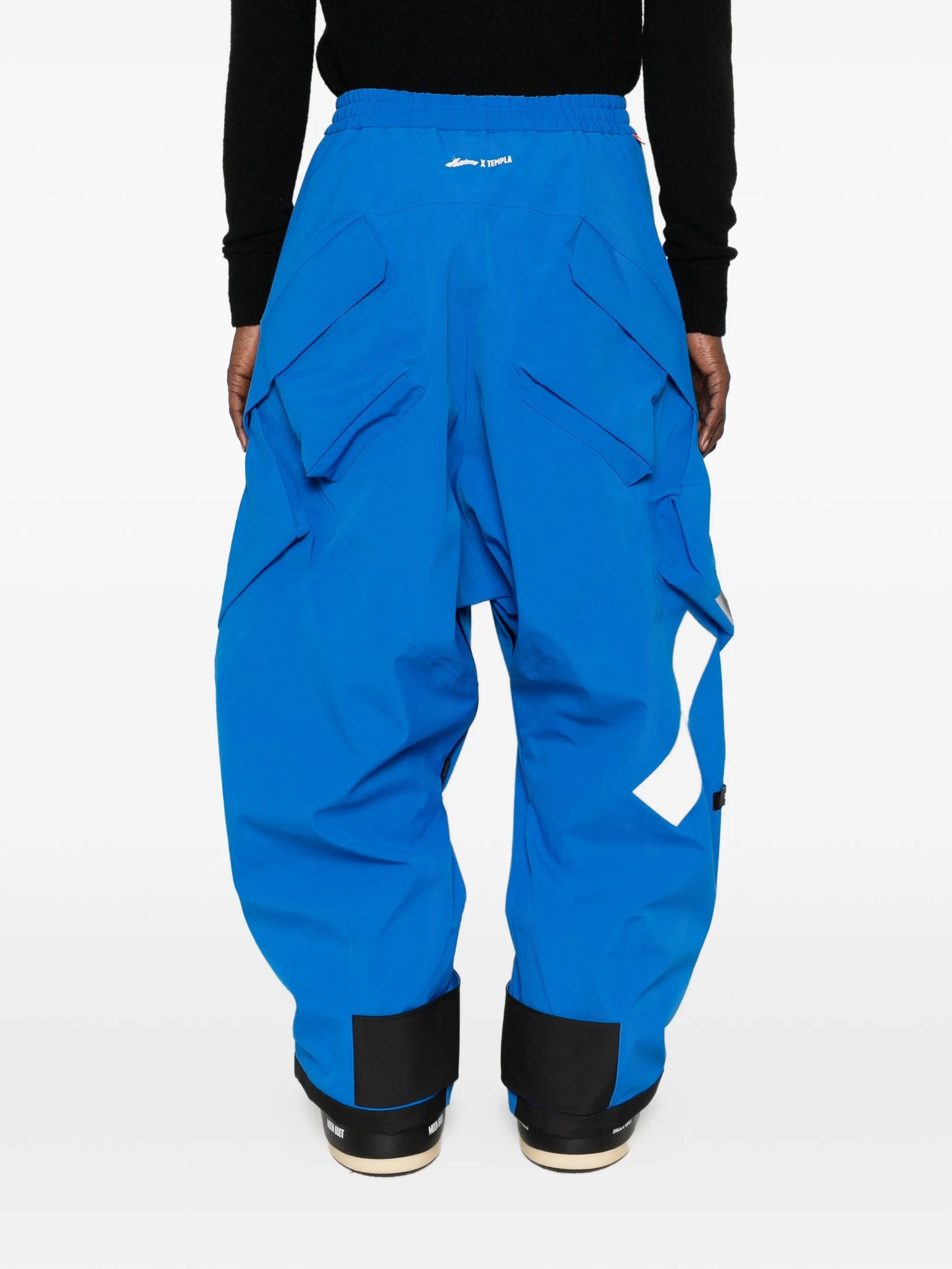 drawstring cargo ski trousers