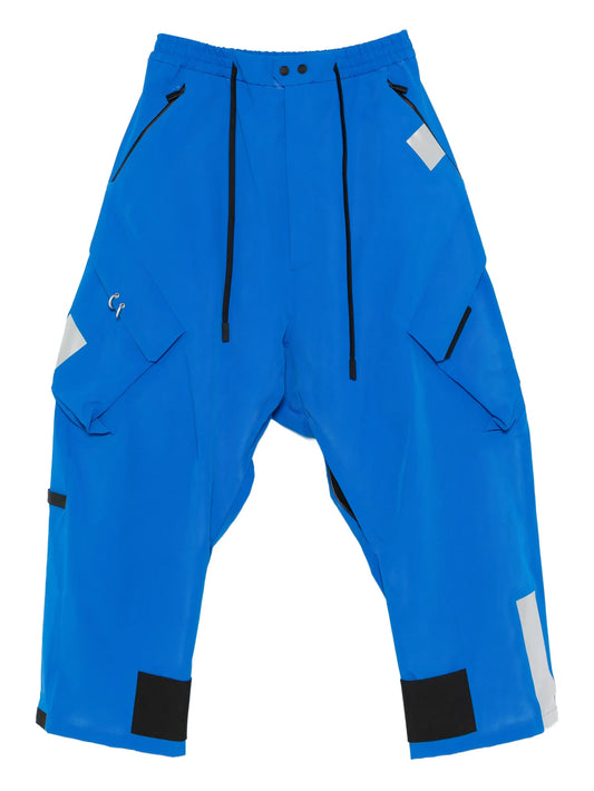 drawstring cargo ski trousers