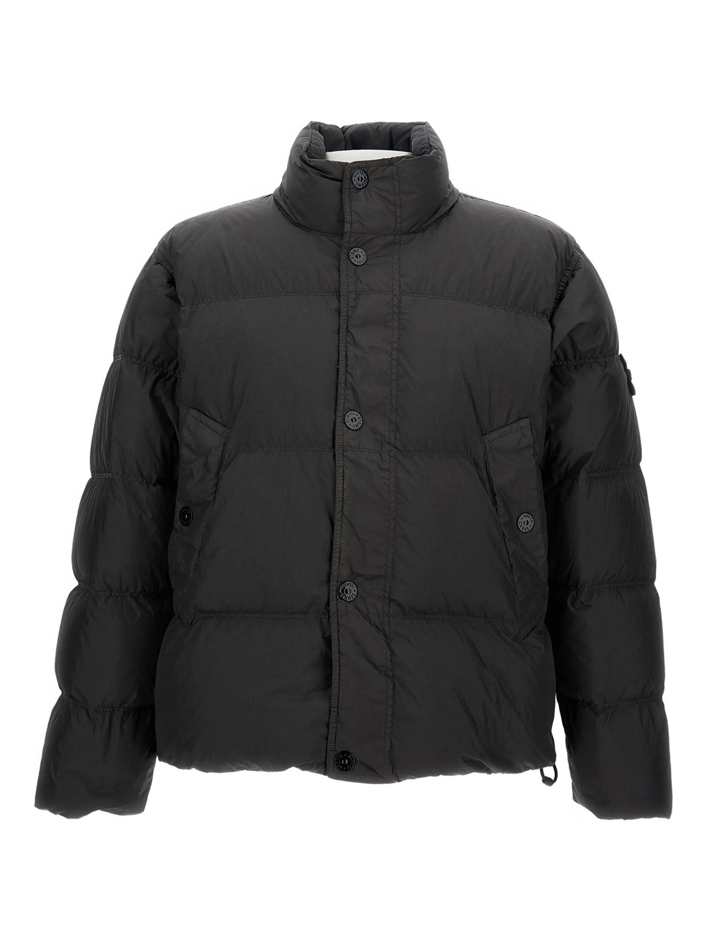 high-neck padded coat