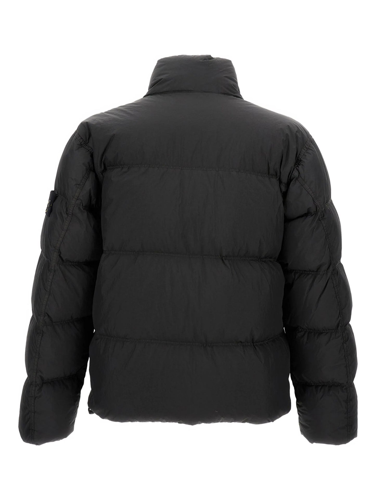 high-neck padded coat