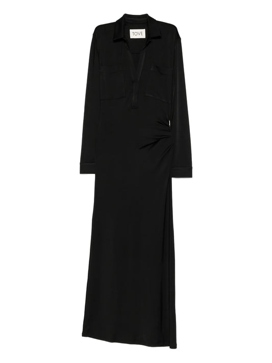 Iana draped dress