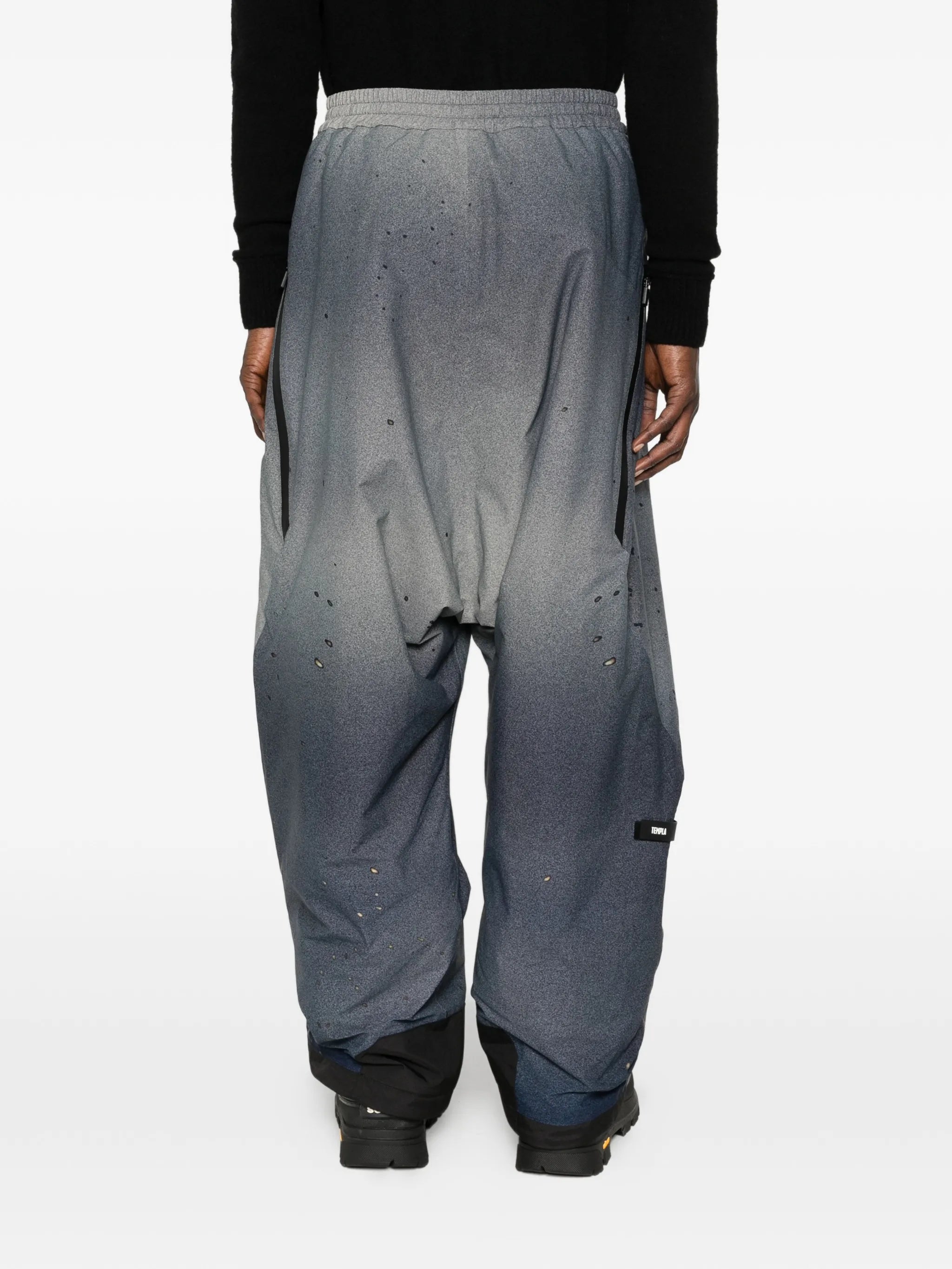 drawstring ski trousers