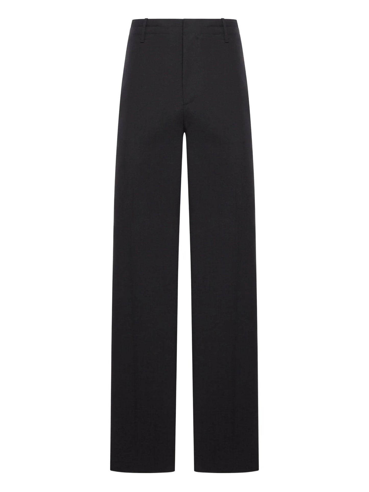 pocket-detail wool trousers
