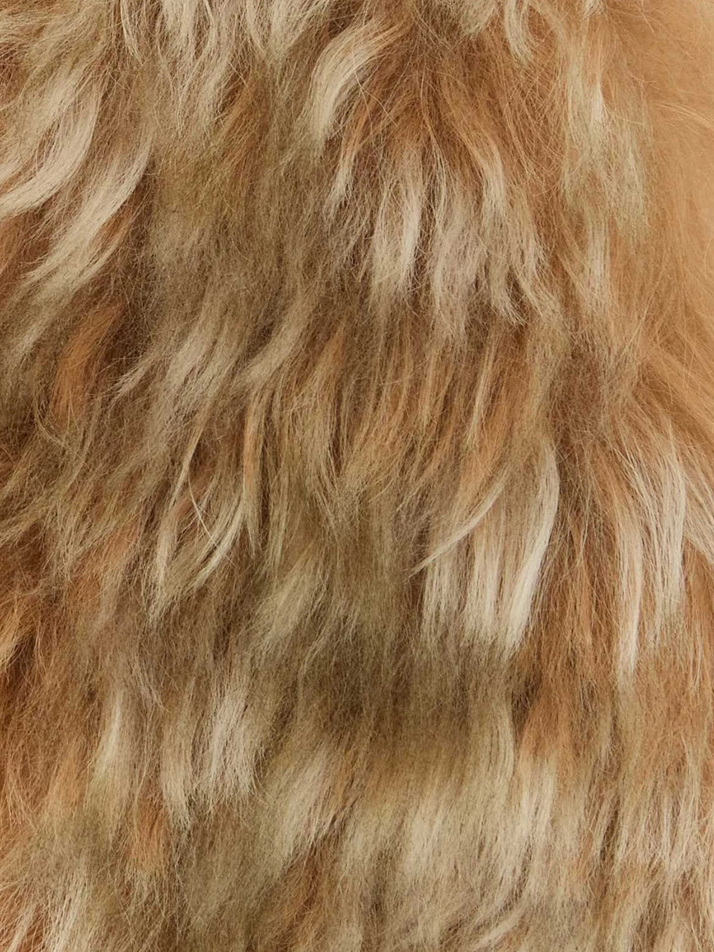 shearling ribbon scarf