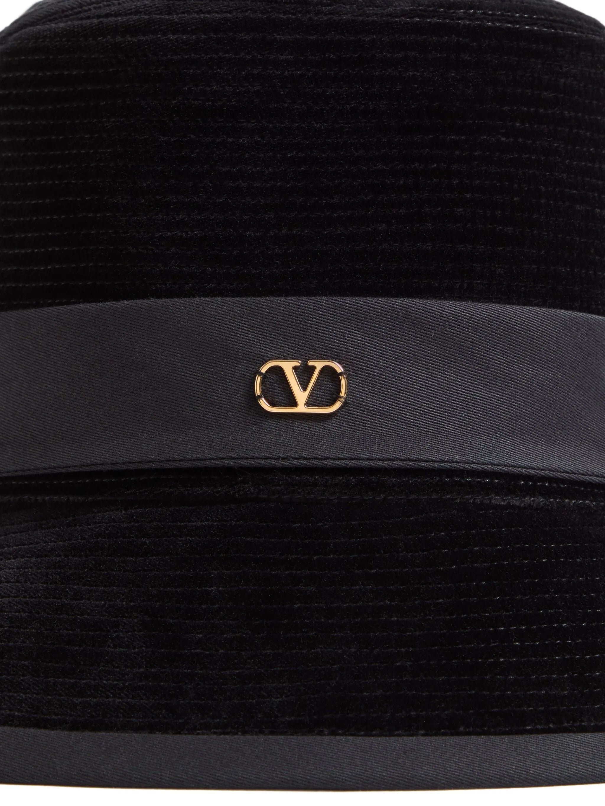 VLogo Signature velvet hat