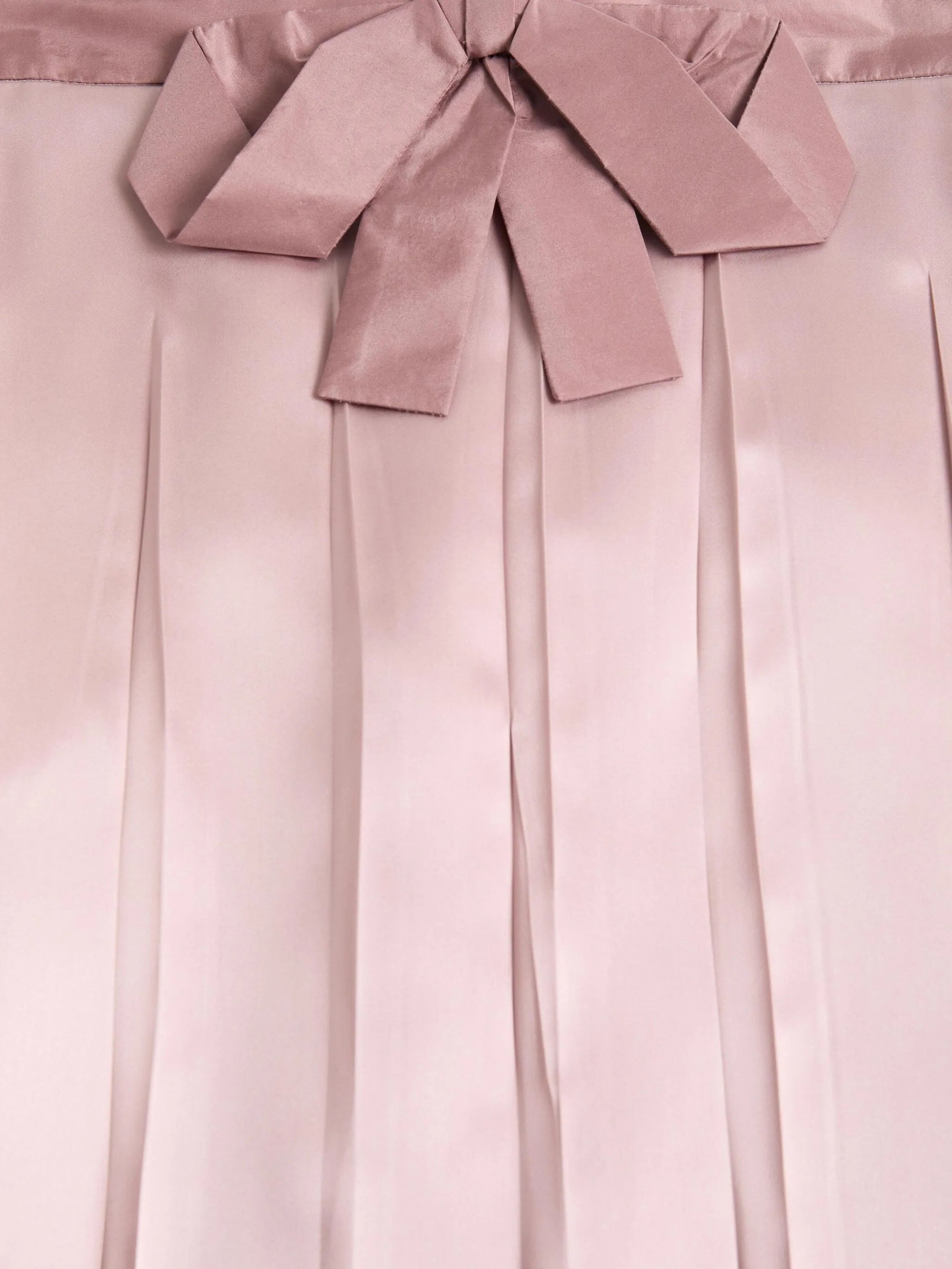 bow-detail midi skirt