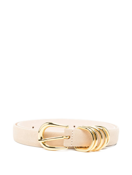 Hollyhock suede belt