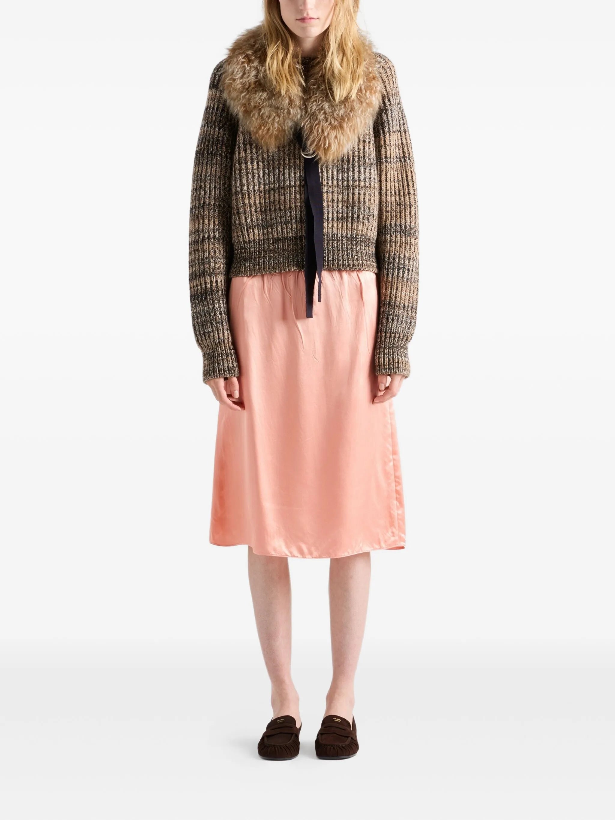 ribbed-knit sweater