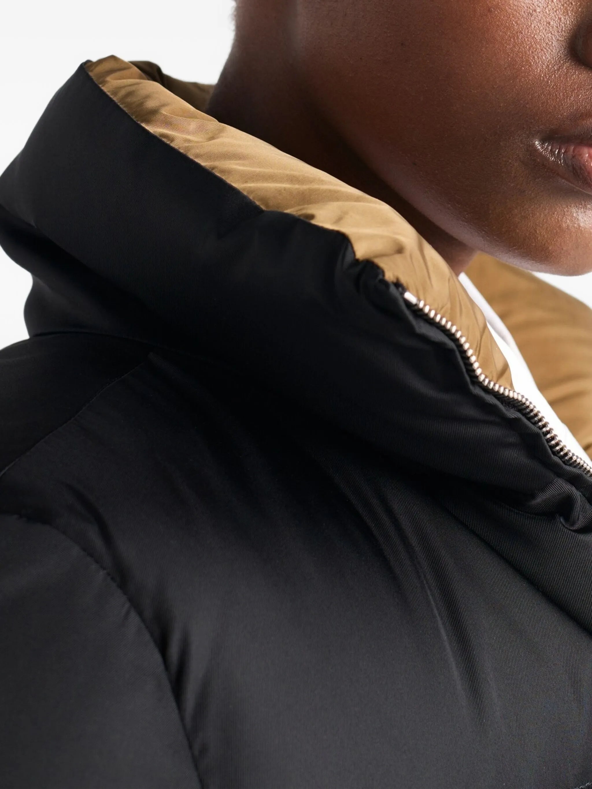 padded stand-up collar jacket
