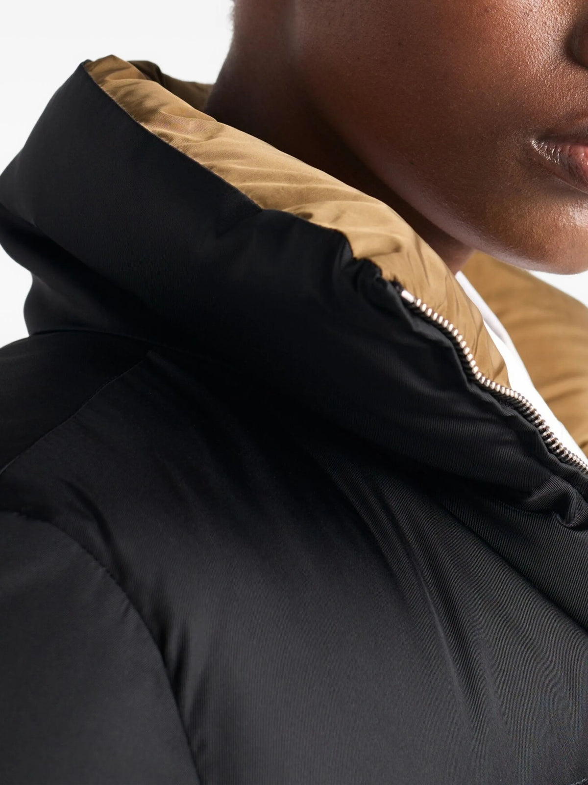 cropped Re-Nylon down jacket