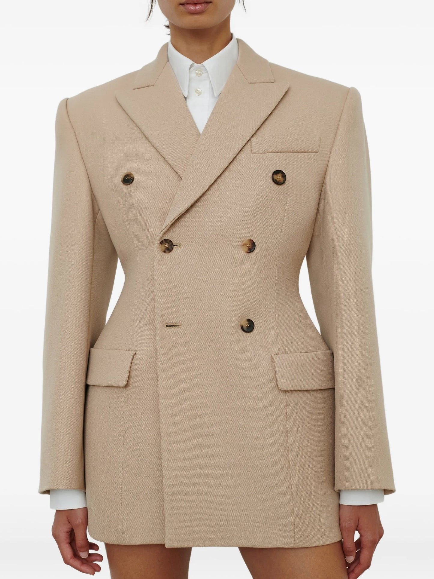 double-breasted blazer