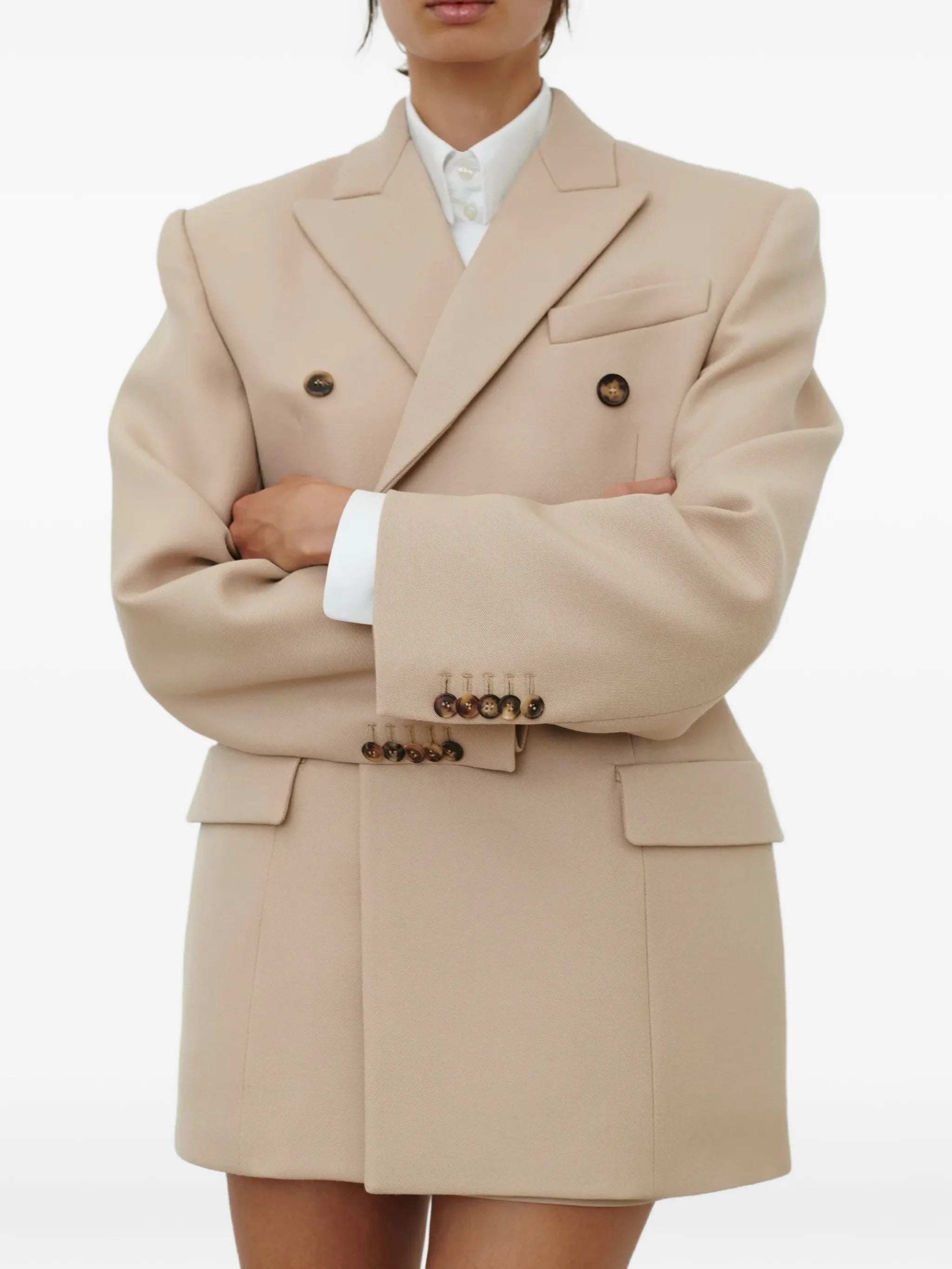double-breasted blazer