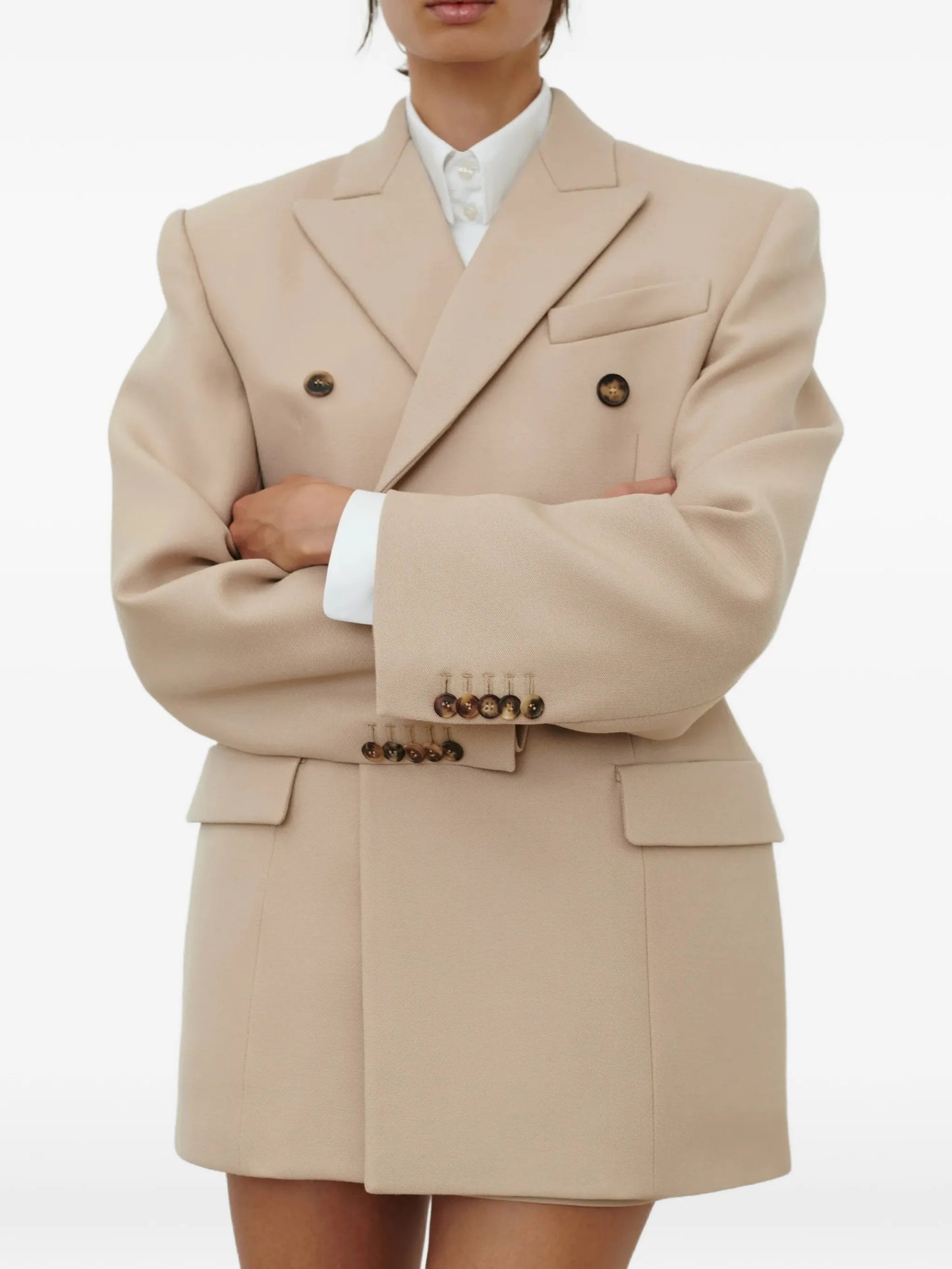 double-breasted blazer
