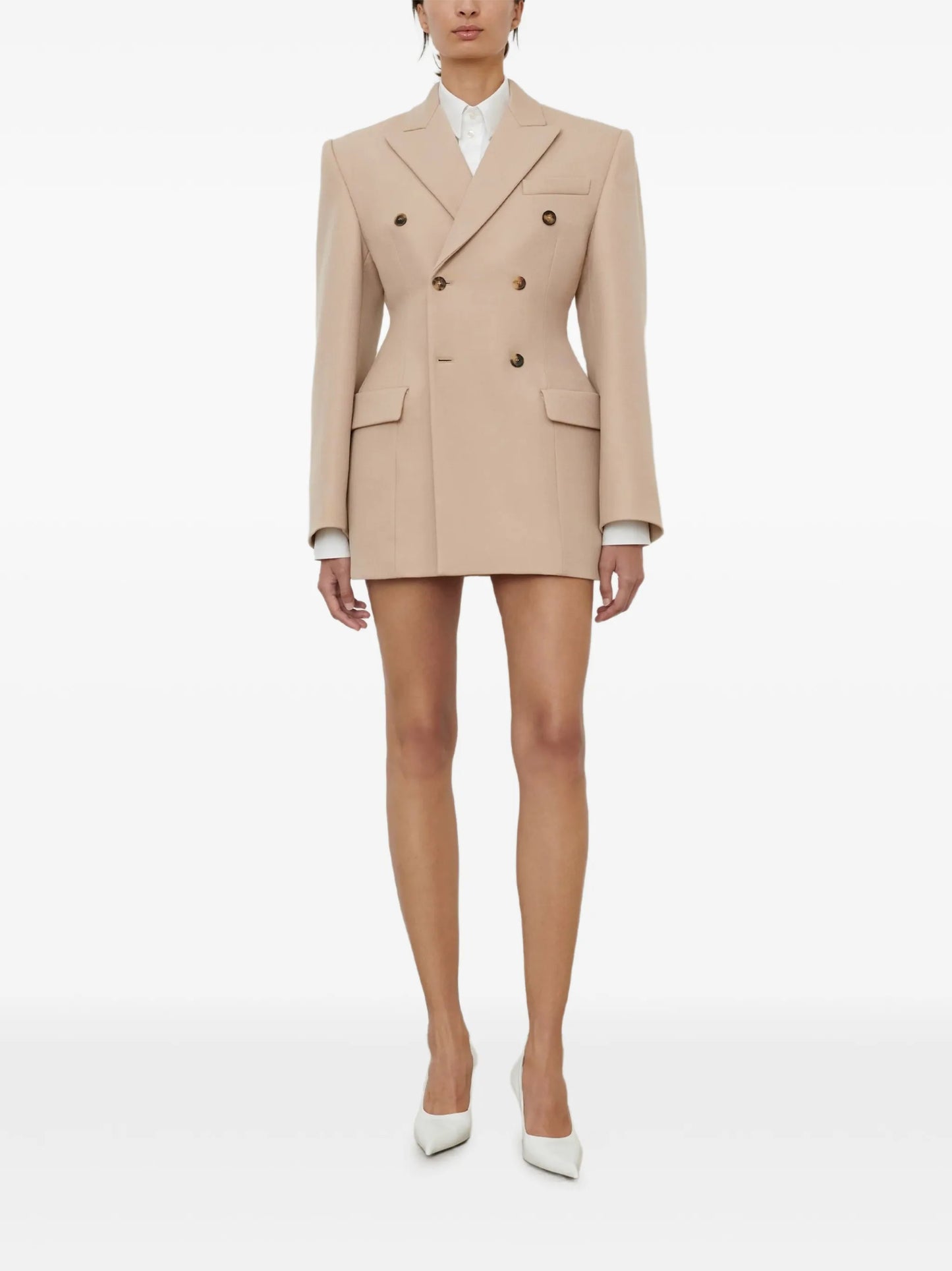 double-breasted blazer