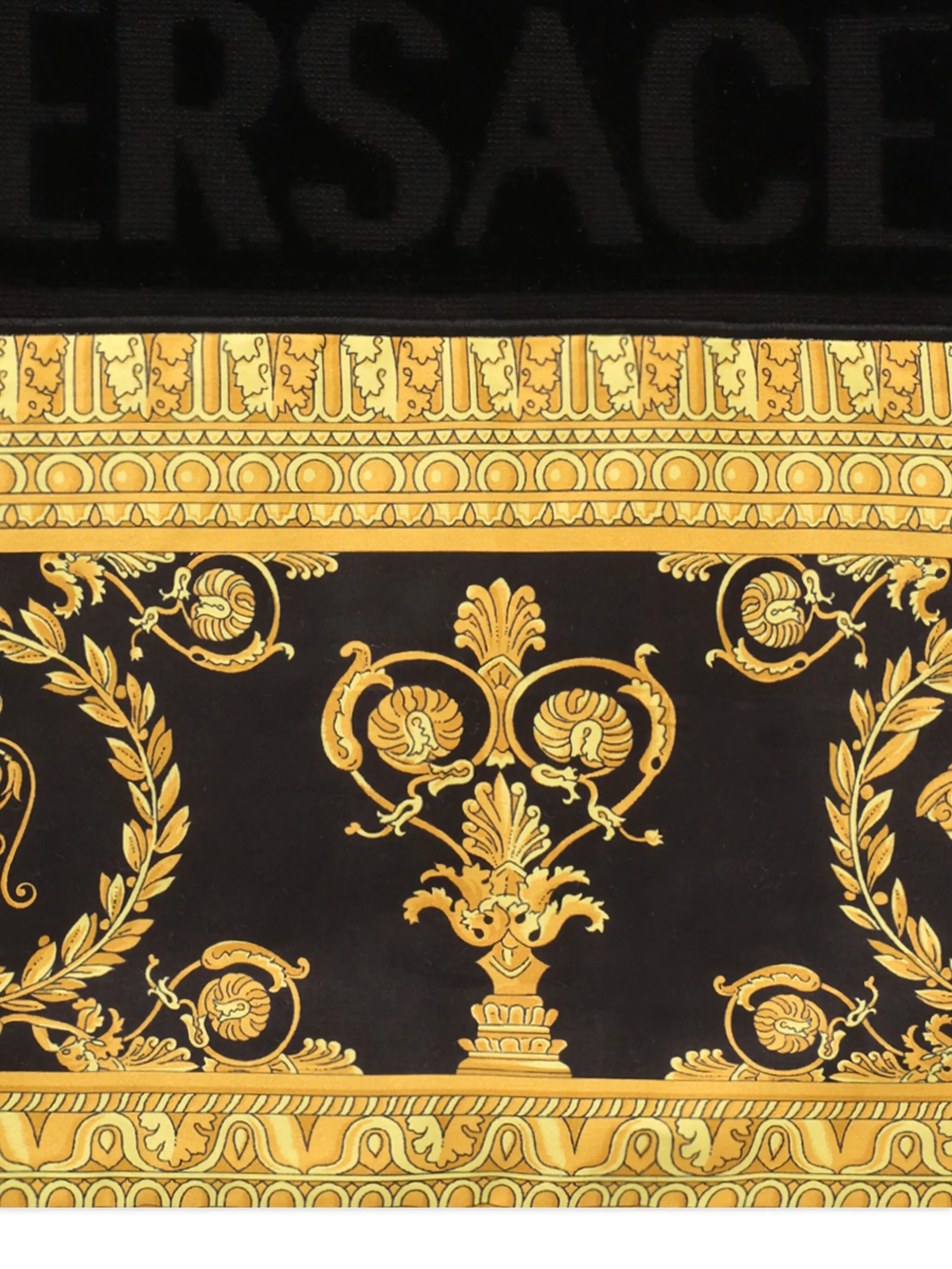 Barocco-print towel