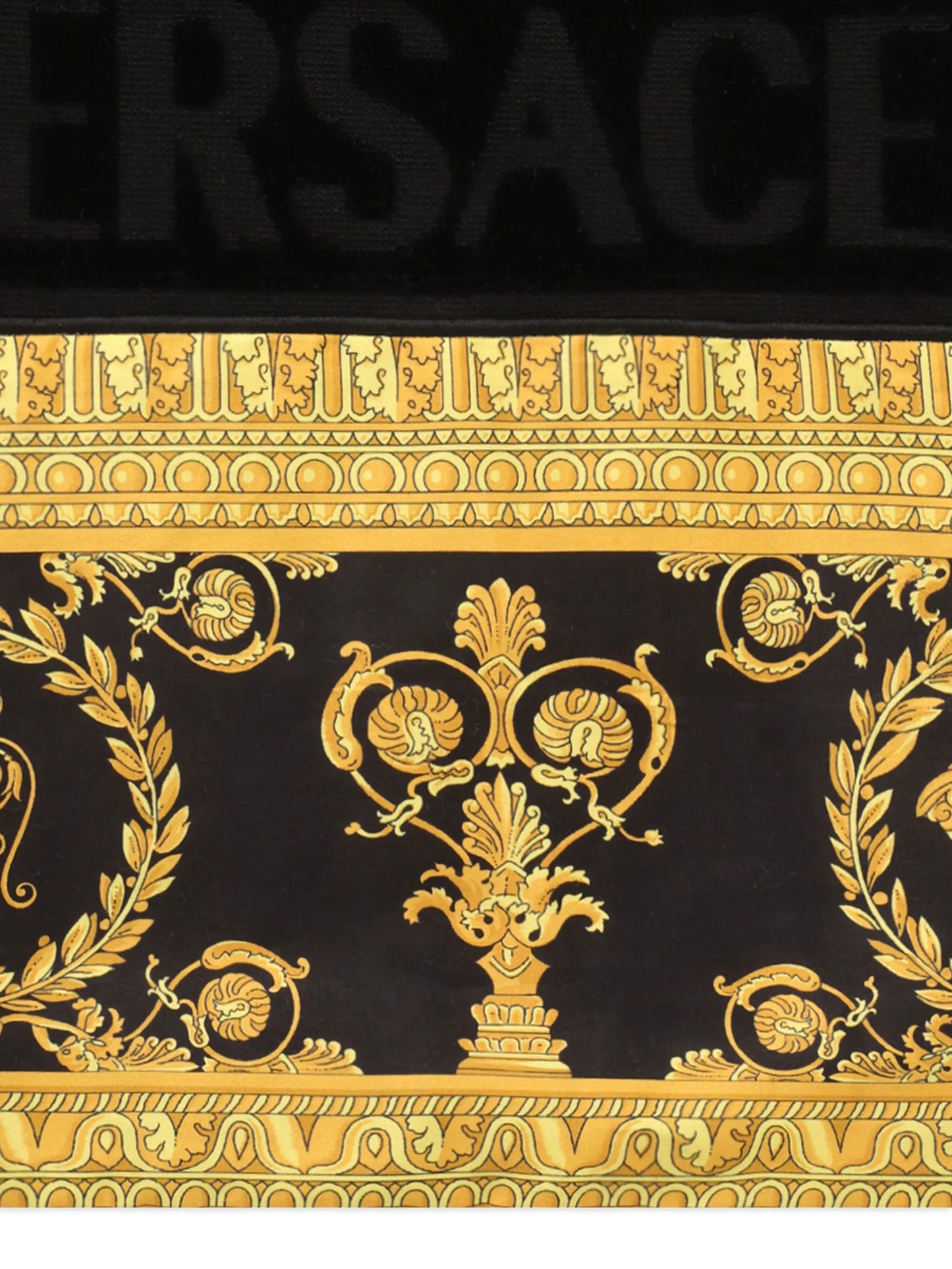 Barocco-print towel