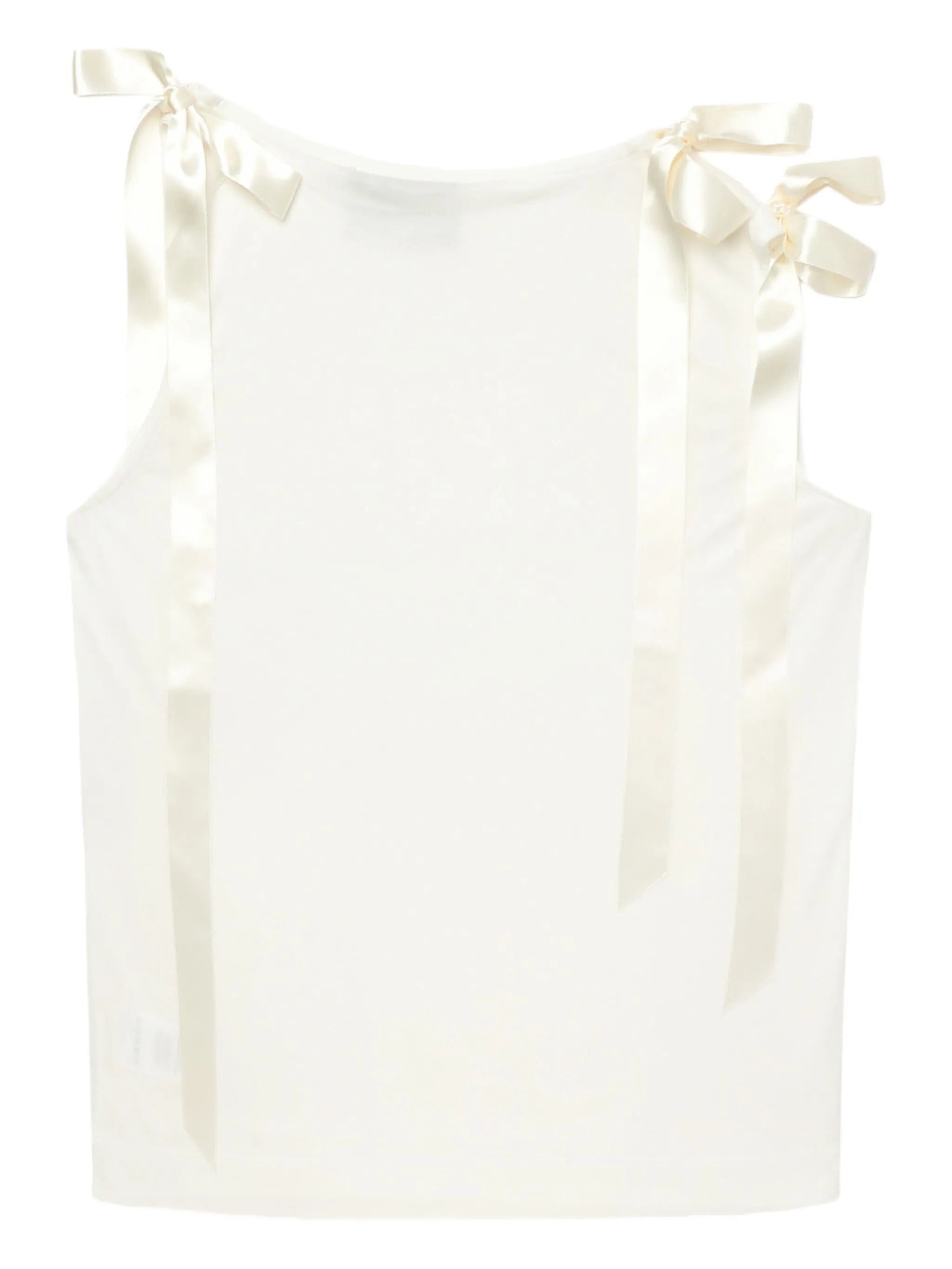 ribbon-detail sleeveless top