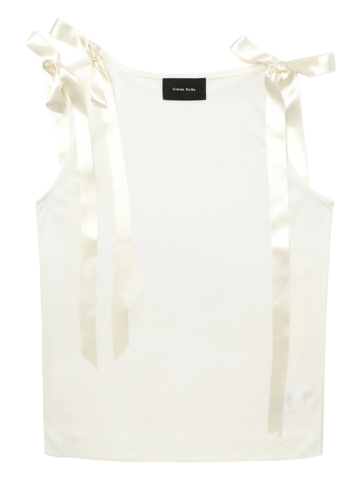 ribbon-detail sleeveless top