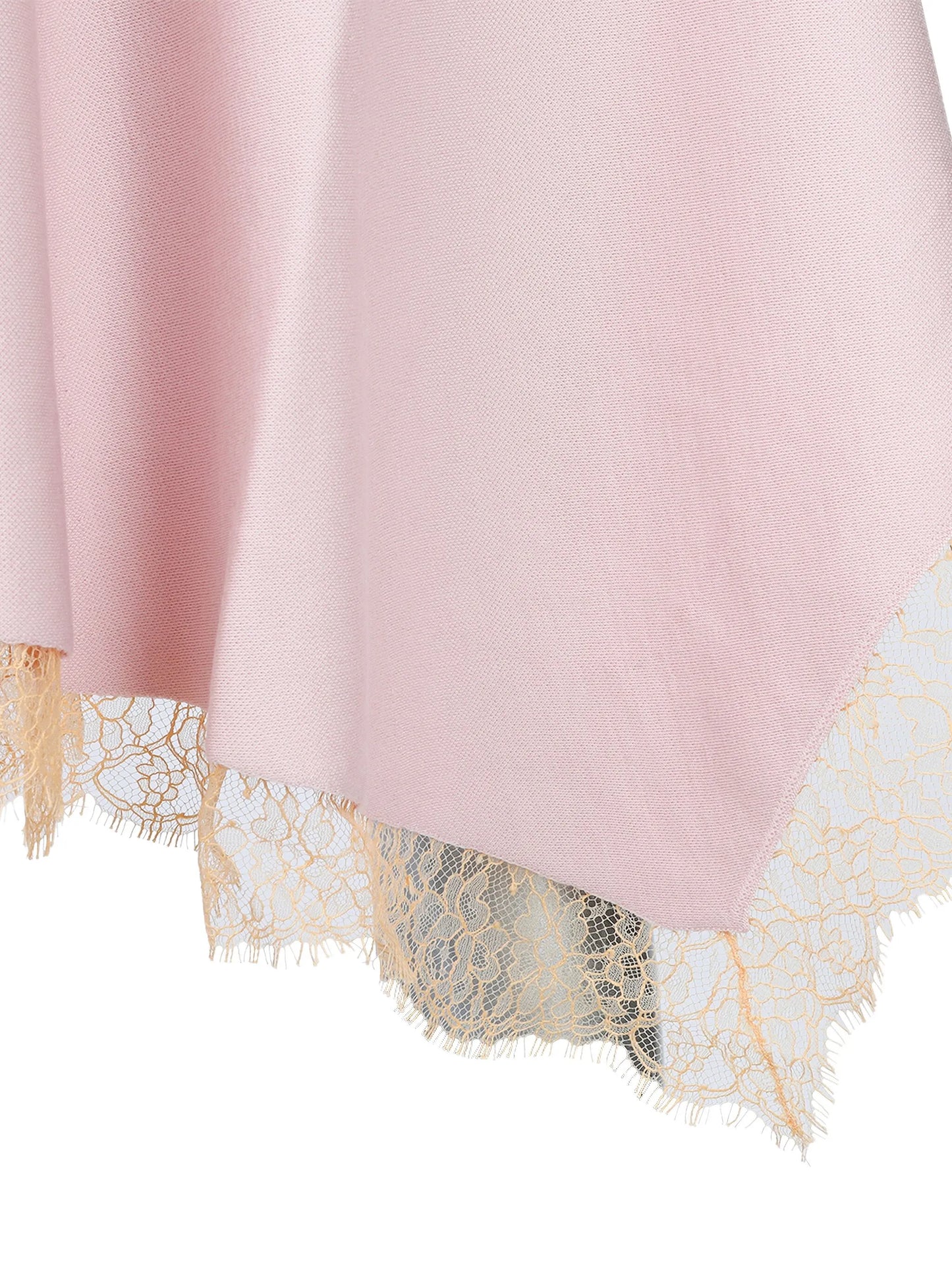 lace-trimmed sleeveless midi dress