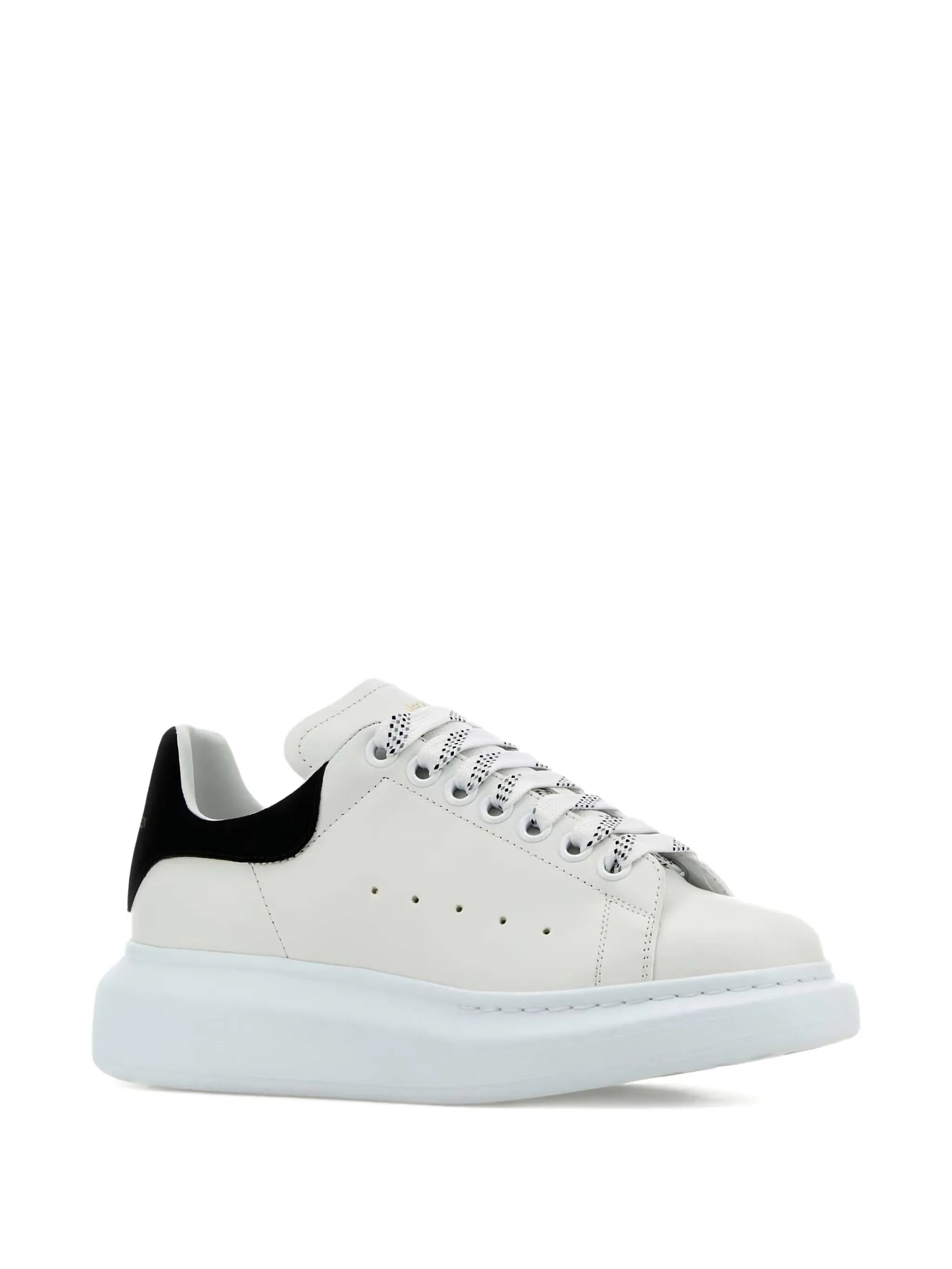 oversized leather sneakers