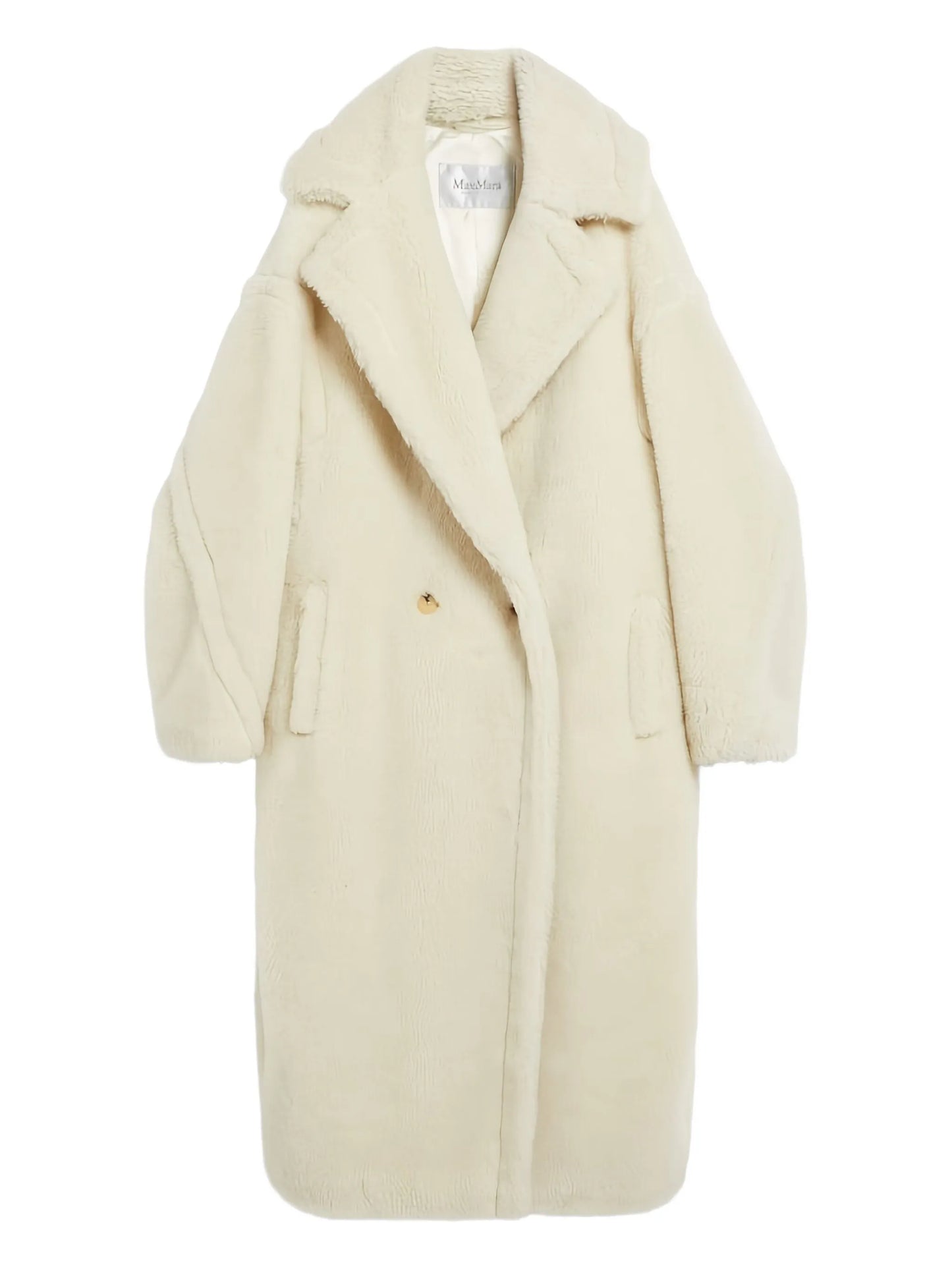 Teddy Bear Icon double-breasted coat
