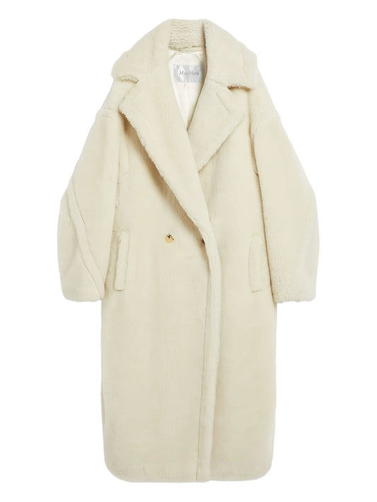 Teddy Bear Icon double-breasted coat