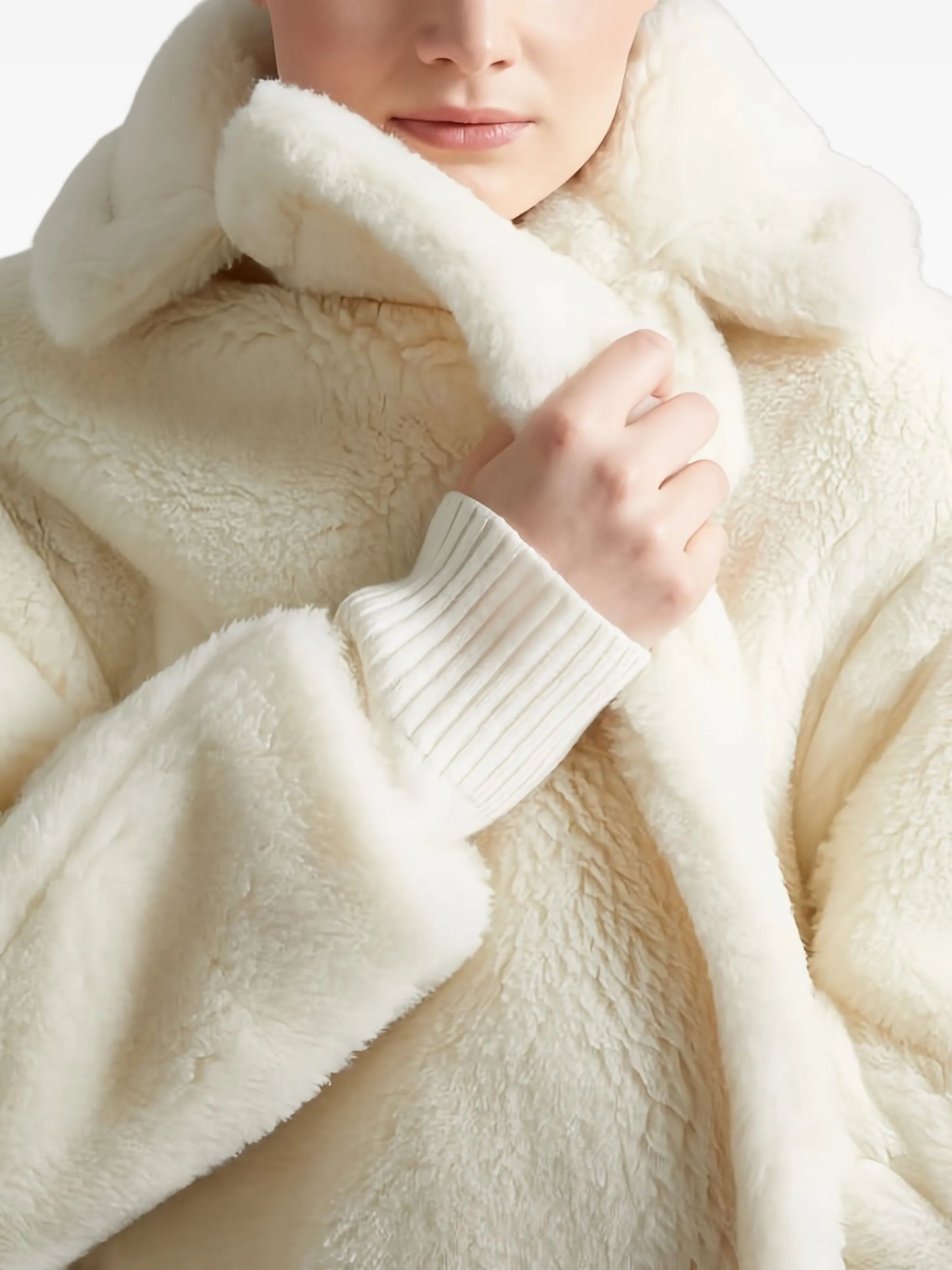 Teddy Bear Icon double-breasted coat