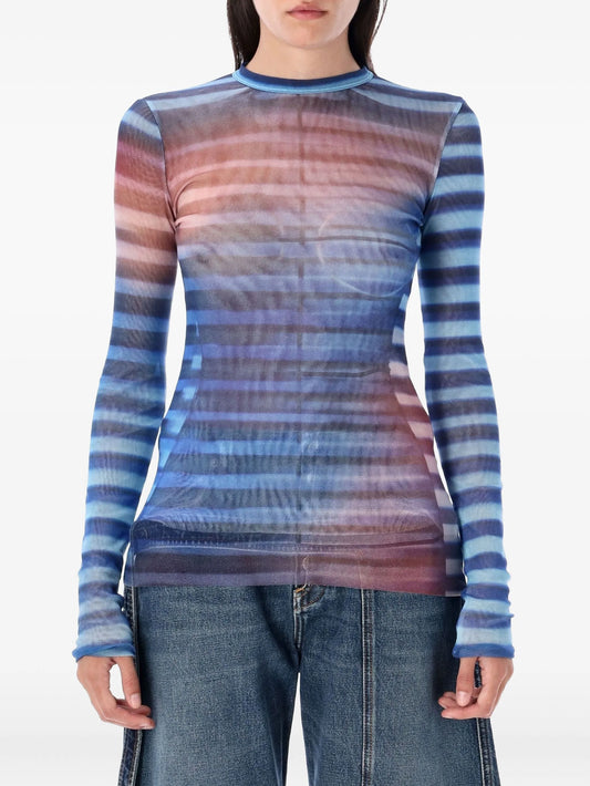 striped top