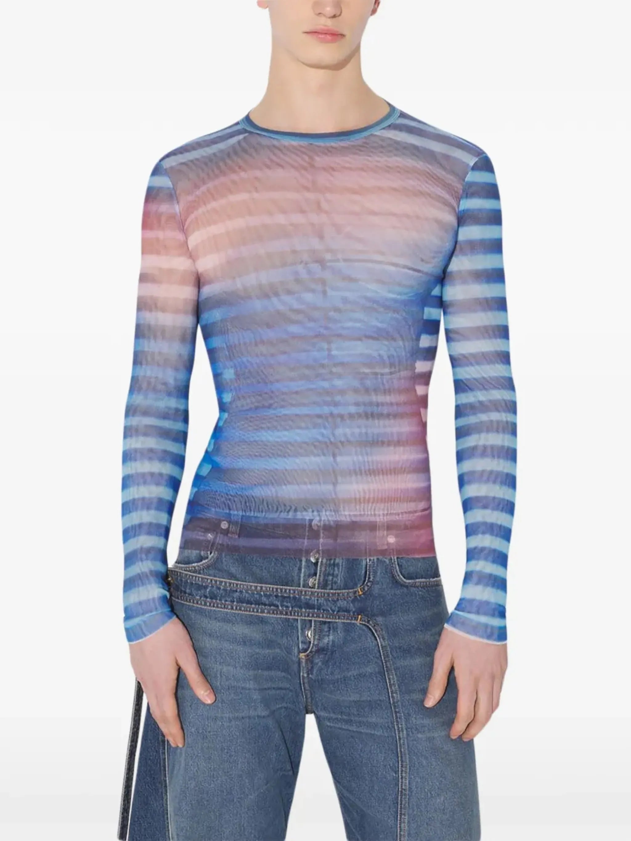 striped top