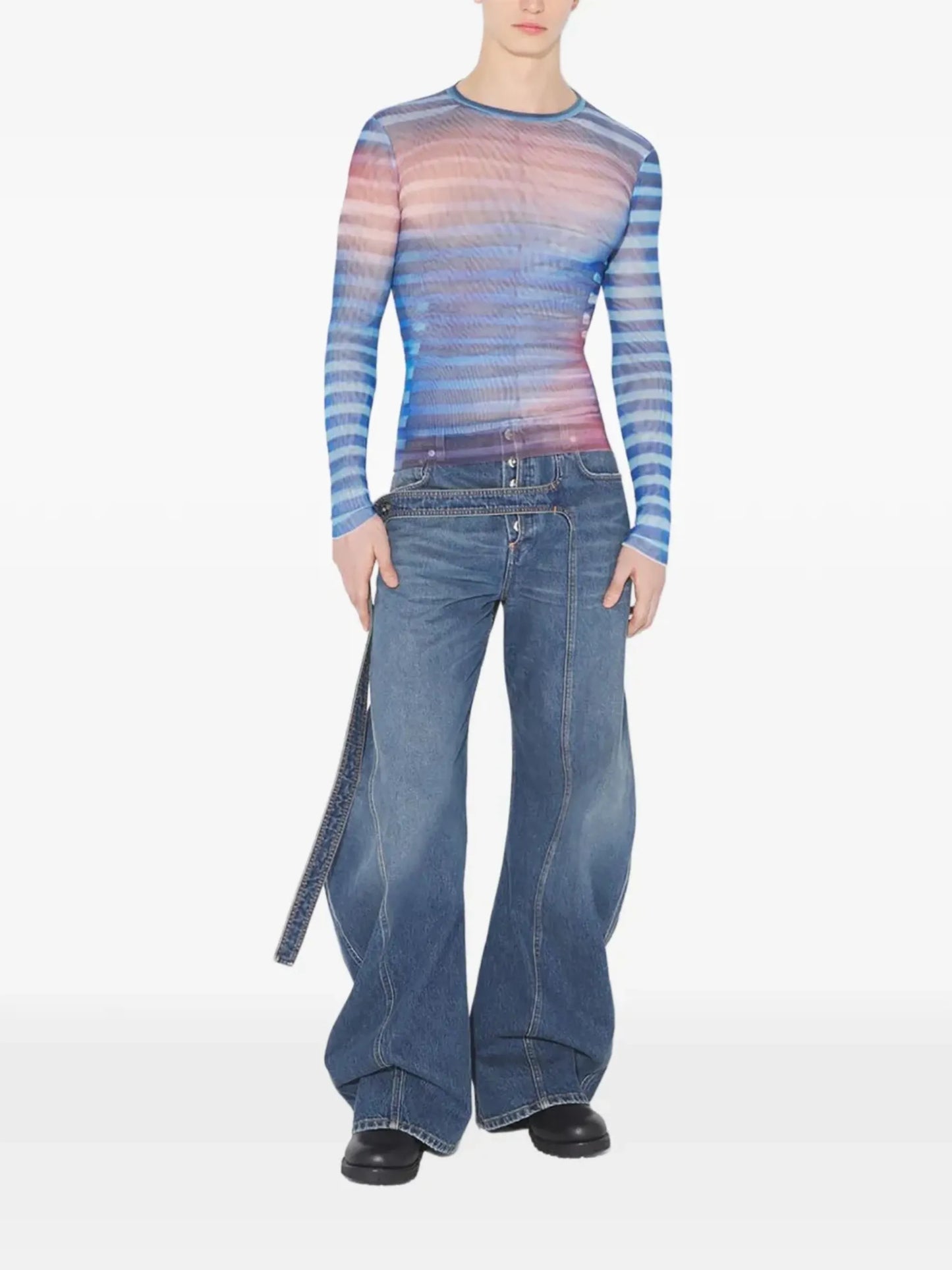 striped top