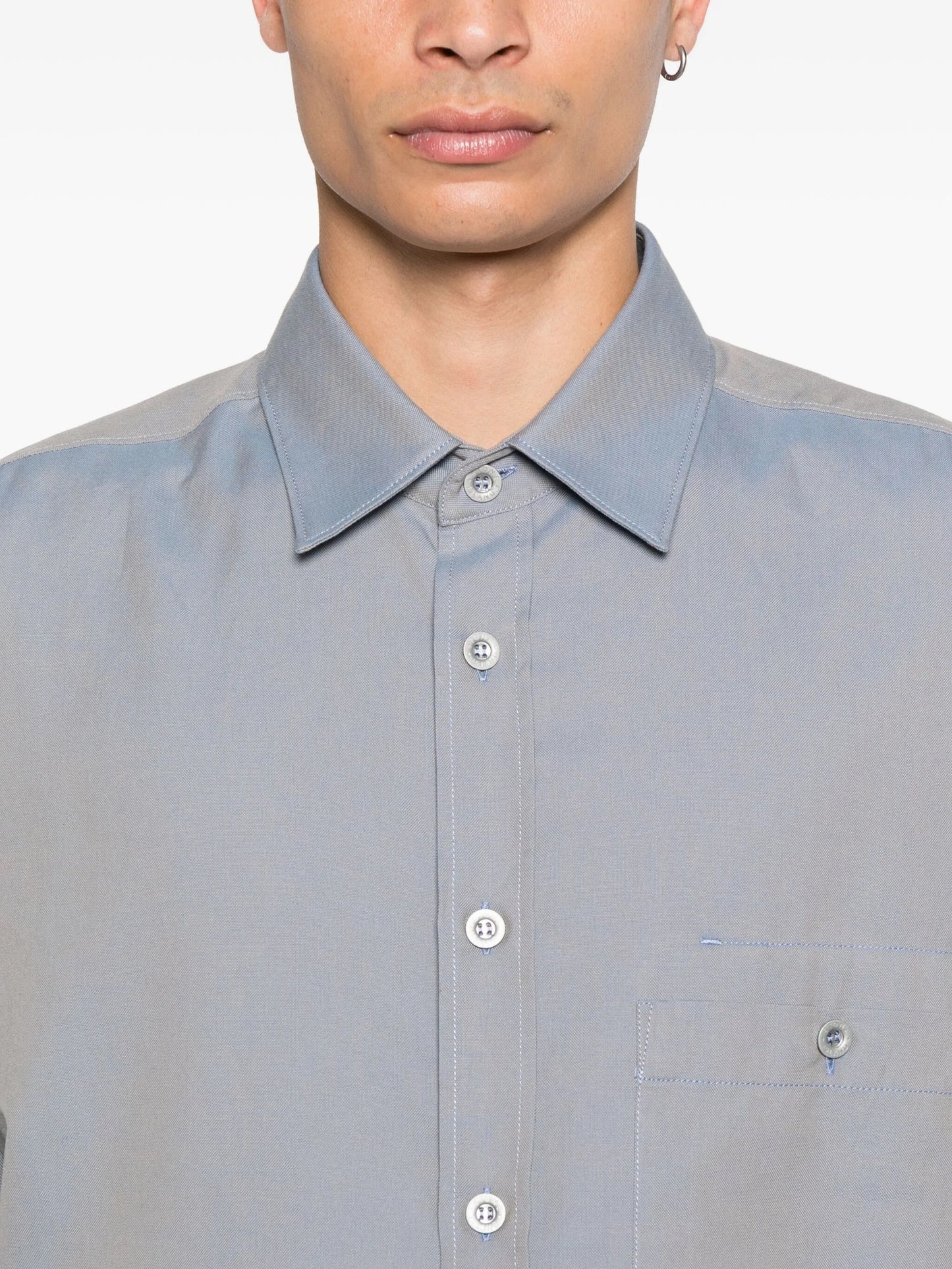1100003 patch-pocket button-down shirt