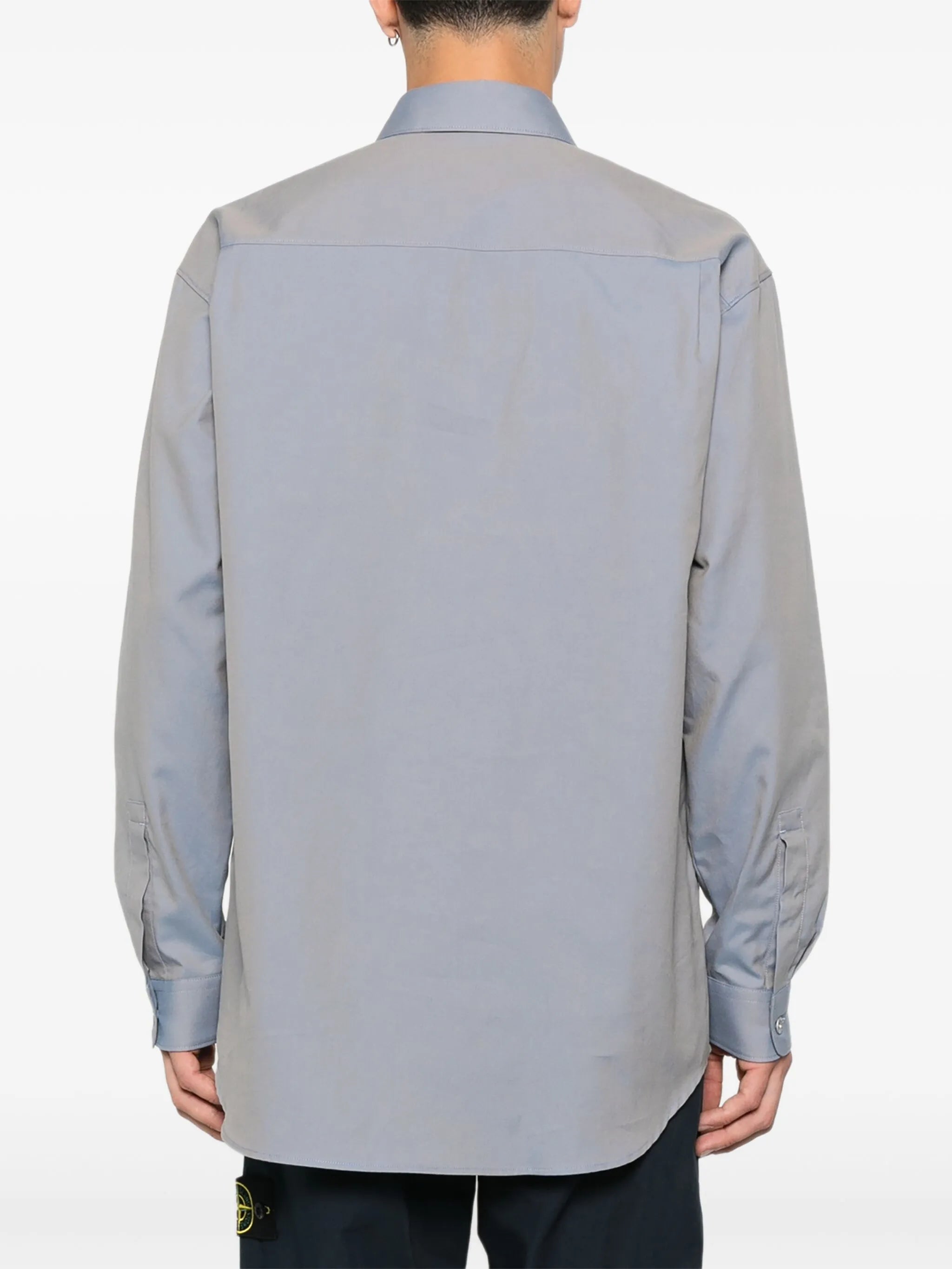 patch-pocket button-down shirt
