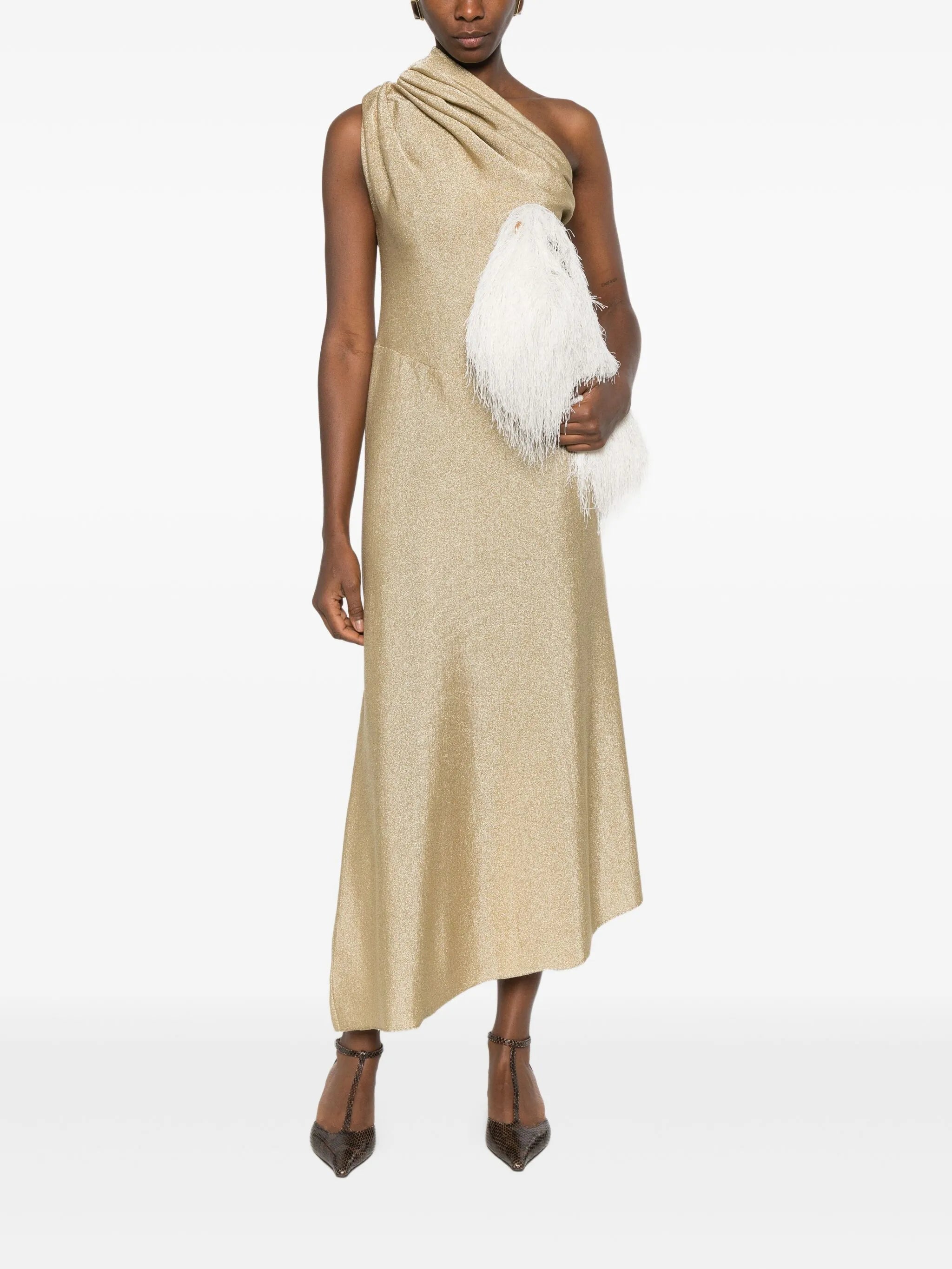 Coast draped midi dress